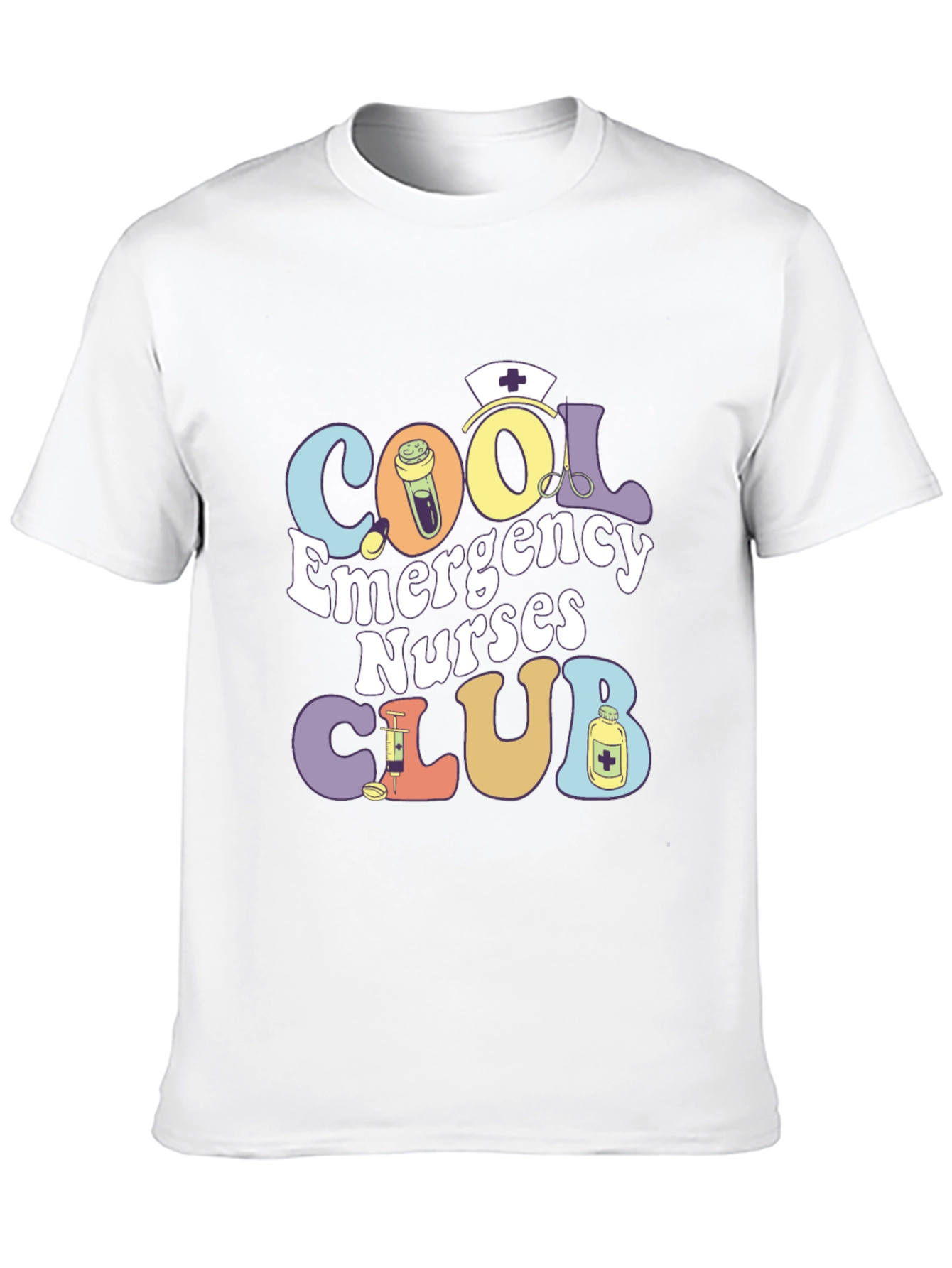 Cool Emergency Nurses Club T-Shirt