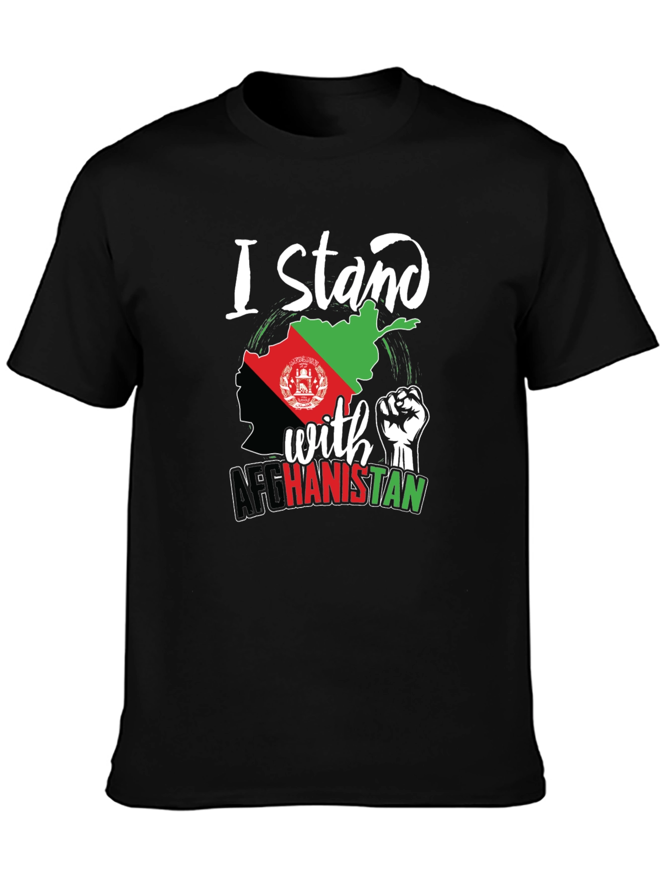 I Stand With Afghanistan Graphic Tee