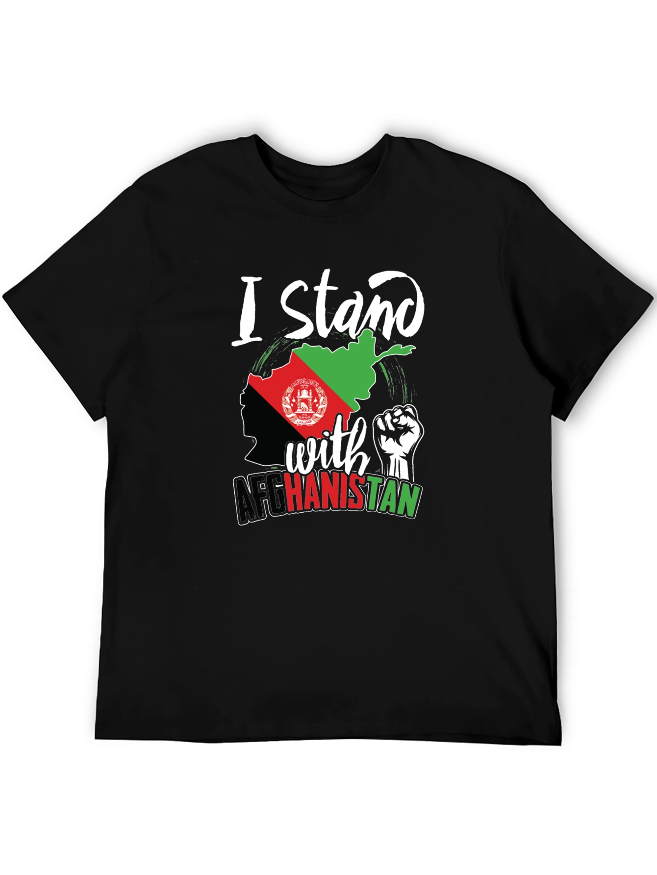 I Stand With Afghanistan Graphic Tee