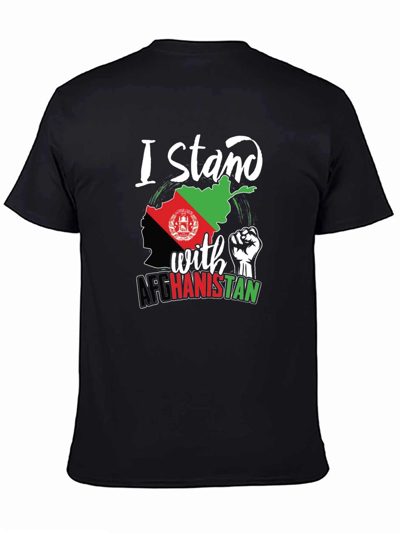 I Stand With Afghanistan Graphic Tee