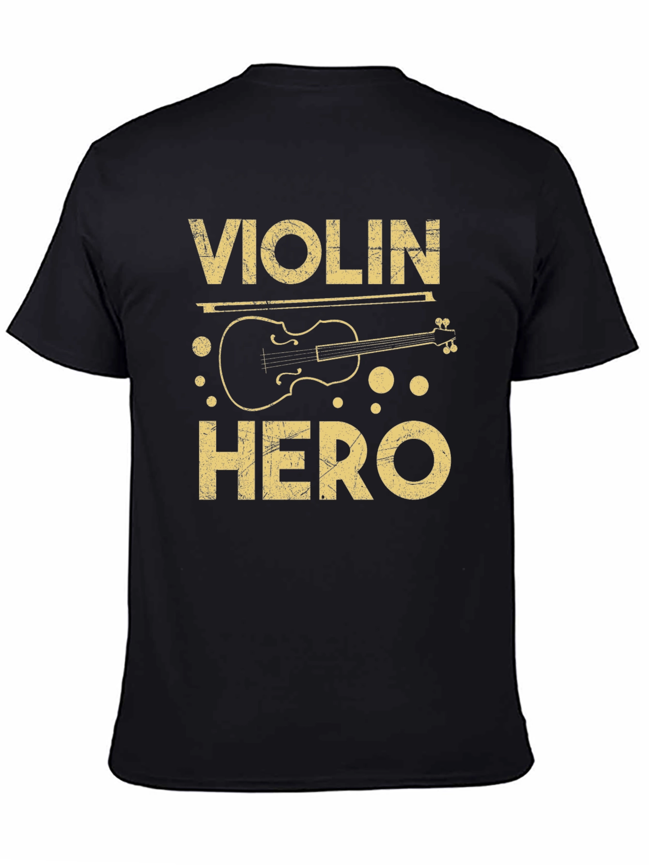 Violin Hero Graphic Tee - Musician T-Shirt