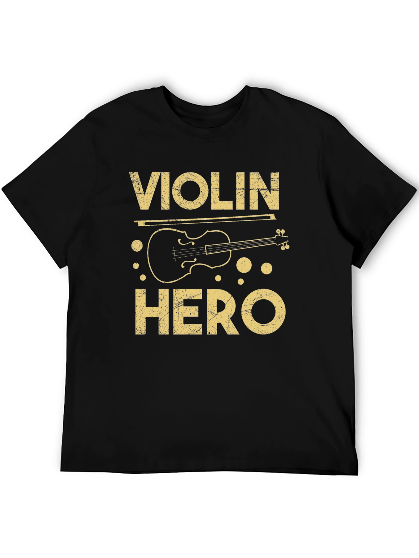 Violin Hero Graphic Tee - Musician T-Shirt