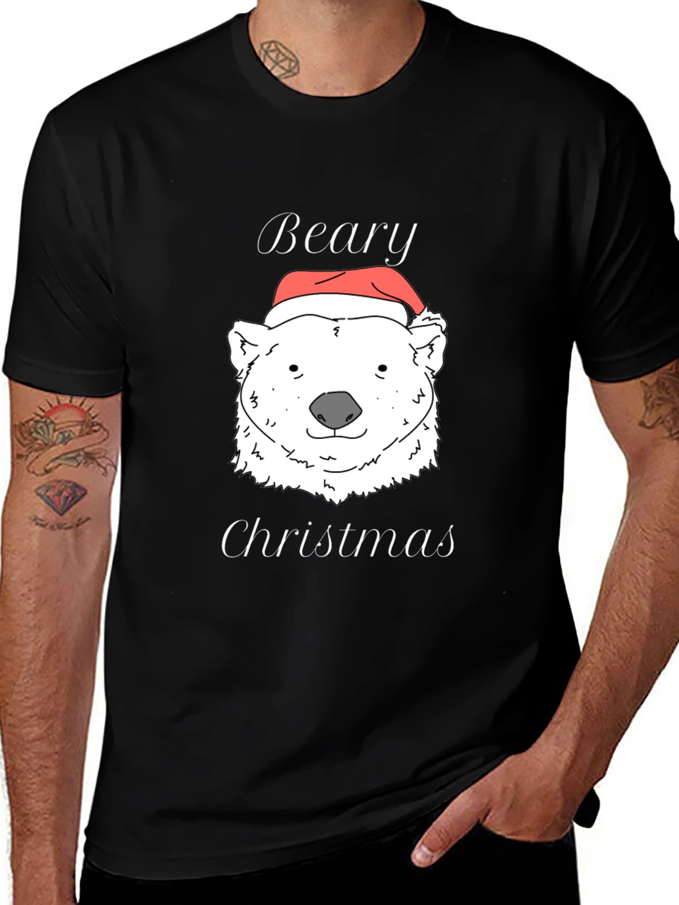 Beary Christmas T-Shirt - Holiday Apparel