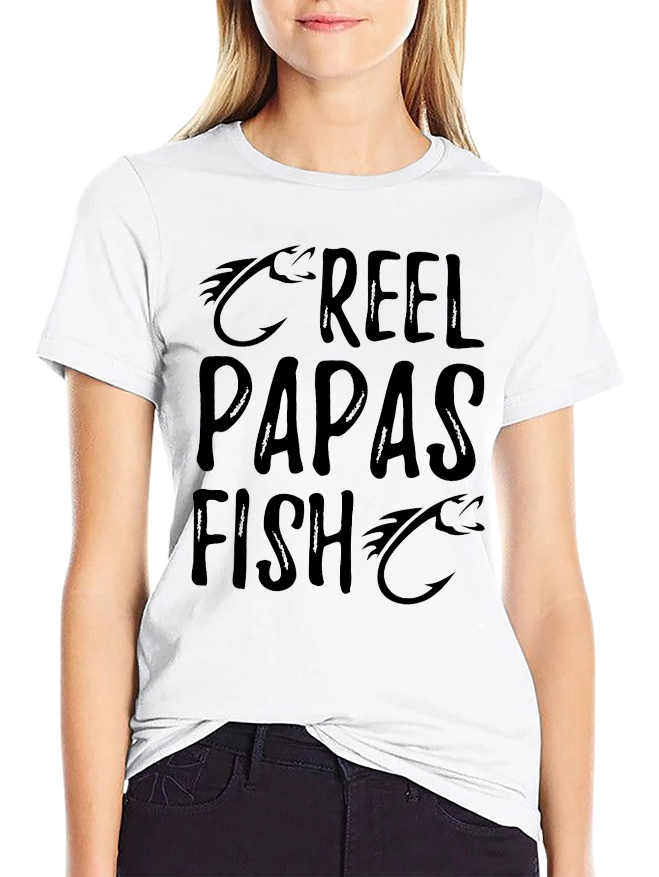 Reel Papas Fish Graphic T-Shirt