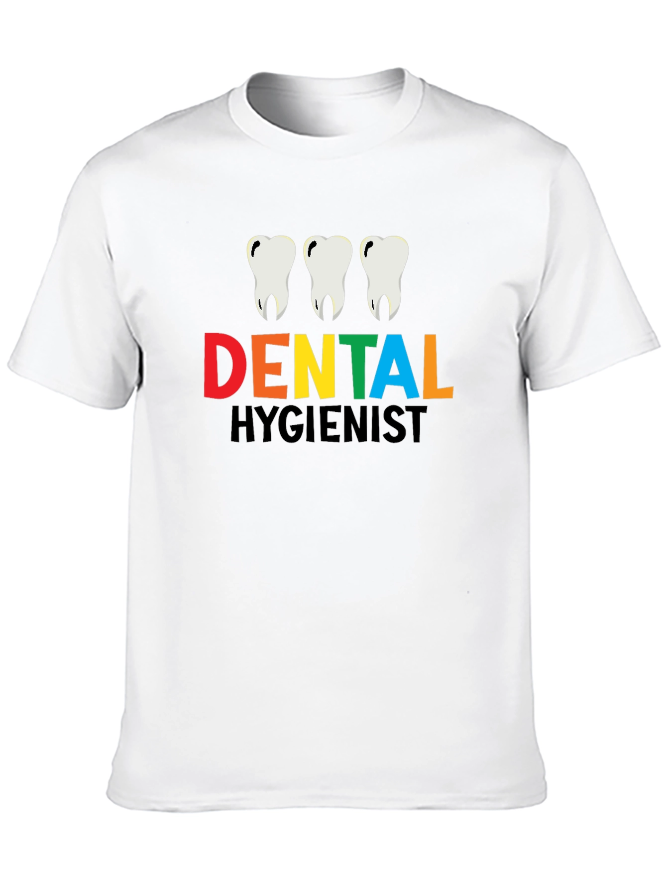 Dental Hygienist T-Shirt - Black Cotton Tee