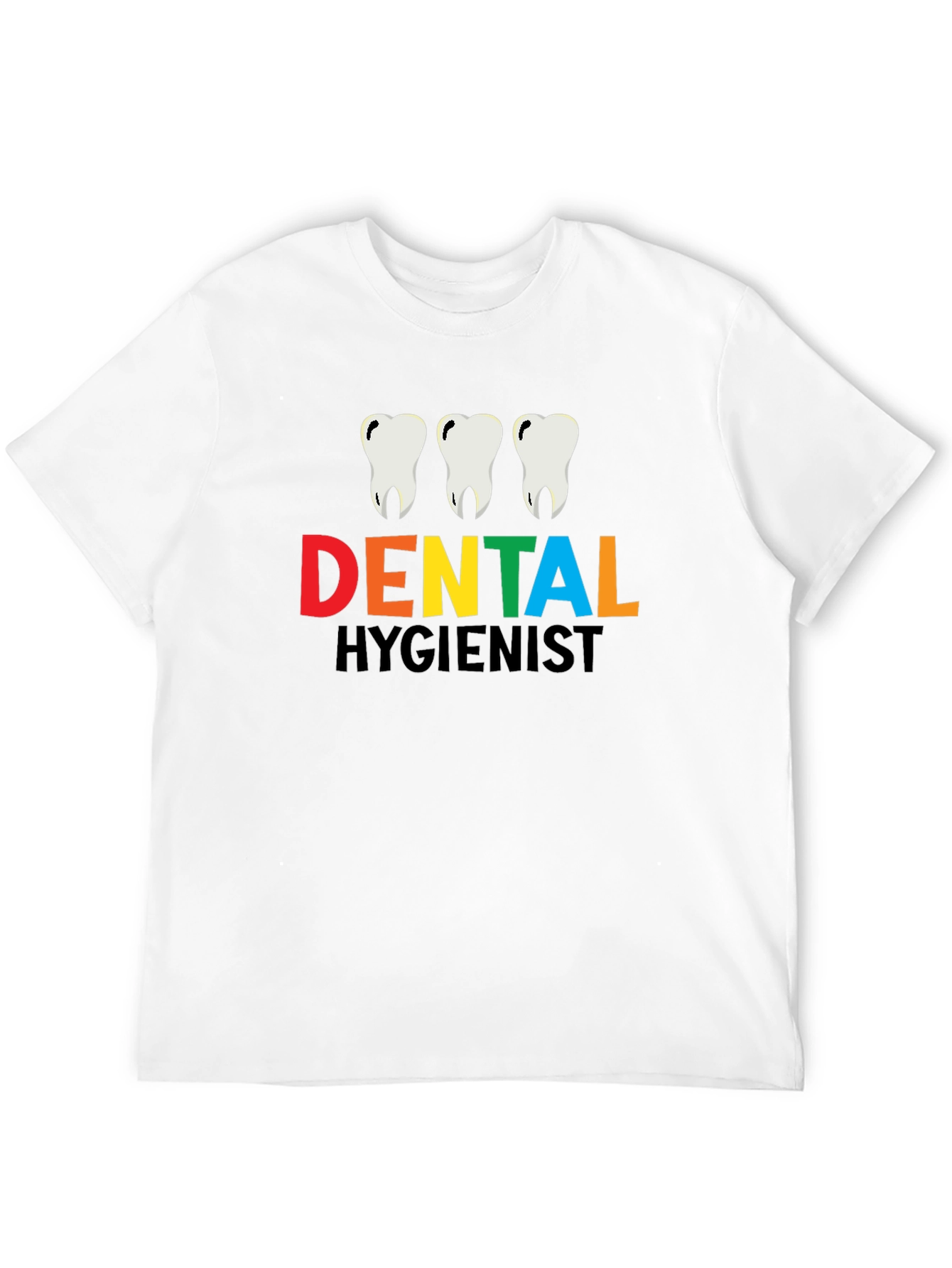 Dental Hygienist T-Shirt - Black Cotton Tee