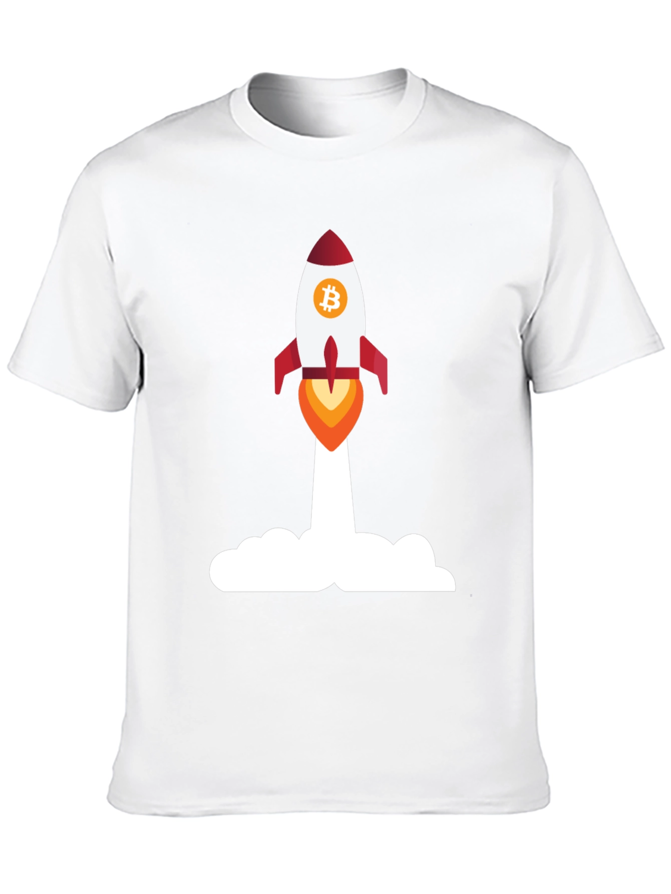 Bitcoin Rocket Launch T-Shirt - Crypto Apparel