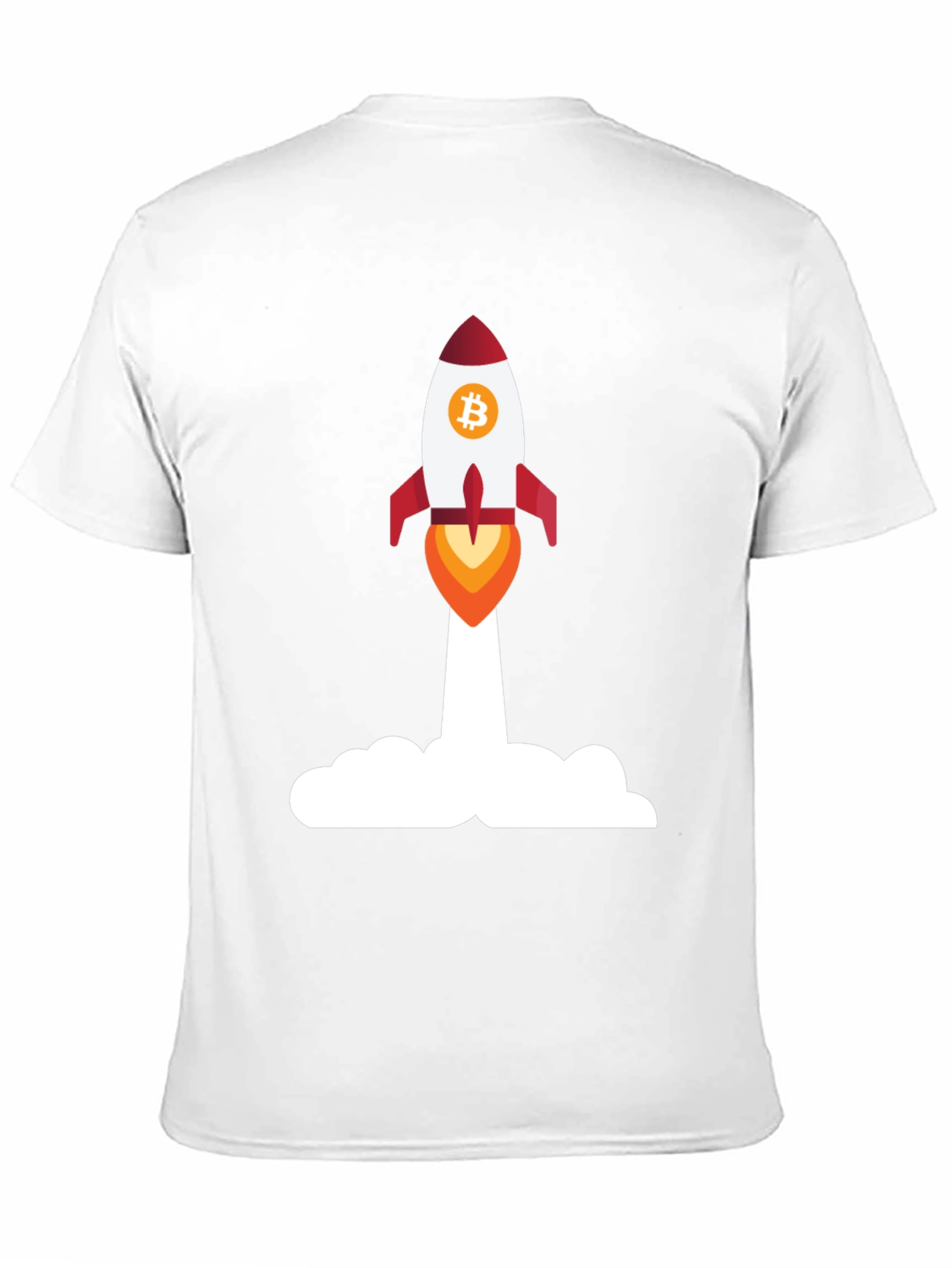 Bitcoin Rocket Launch T-Shirt - Crypto Apparel