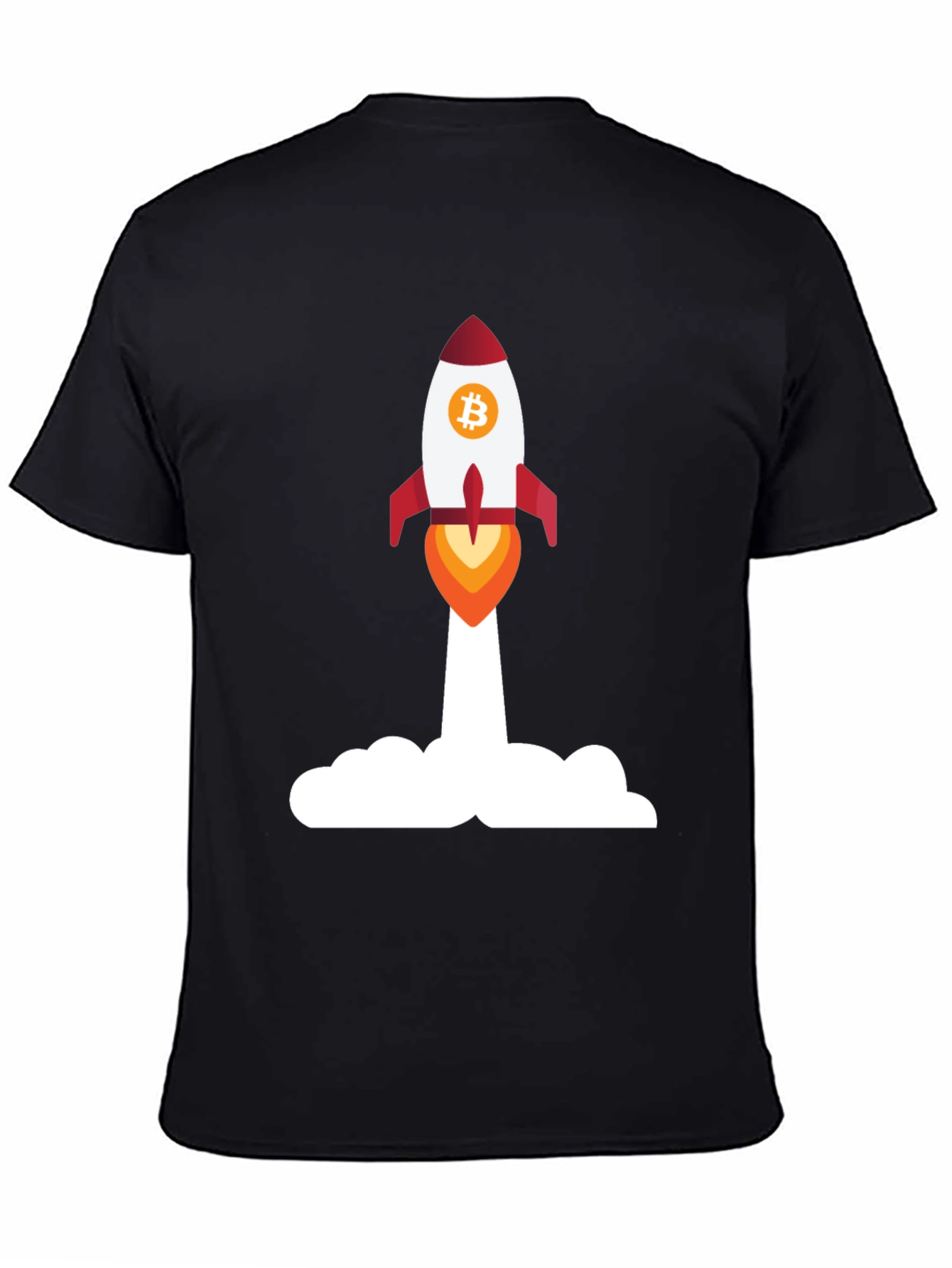Bitcoin Rocket Launch T-Shirt - Crypto Apparel