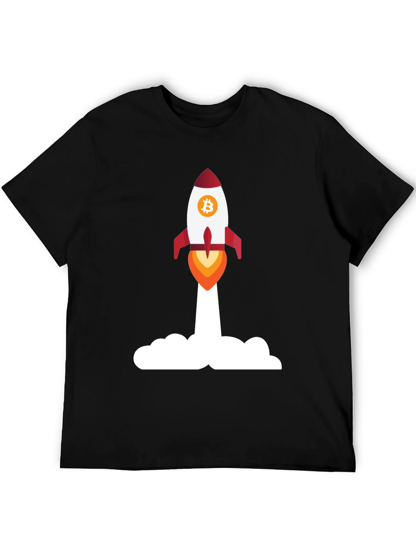 Bitcoin Rocket Launch T-Shirt - Crypto Apparel