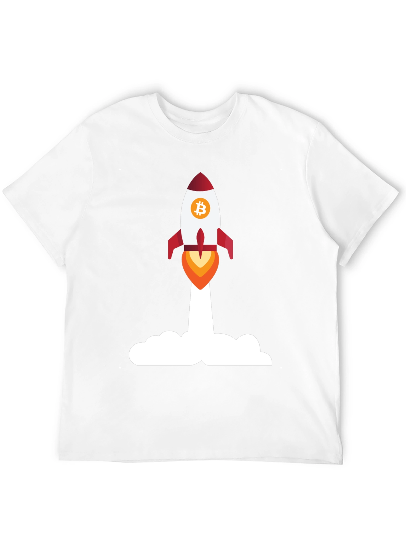 Bitcoin Rocket Launch T-Shirt - Crypto Apparel