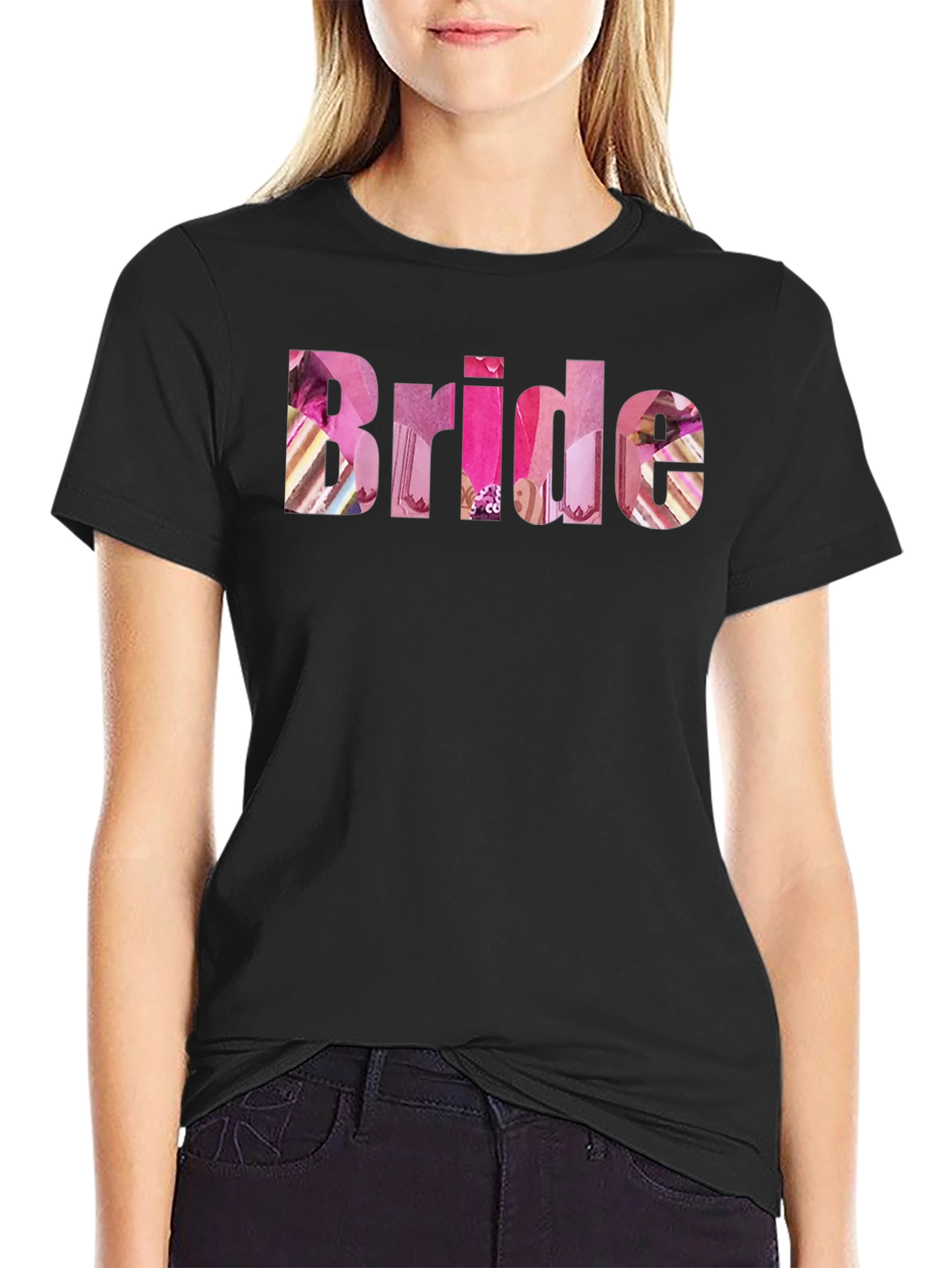 Bride Floral T-Shirt - Wedding Celebration Apparel