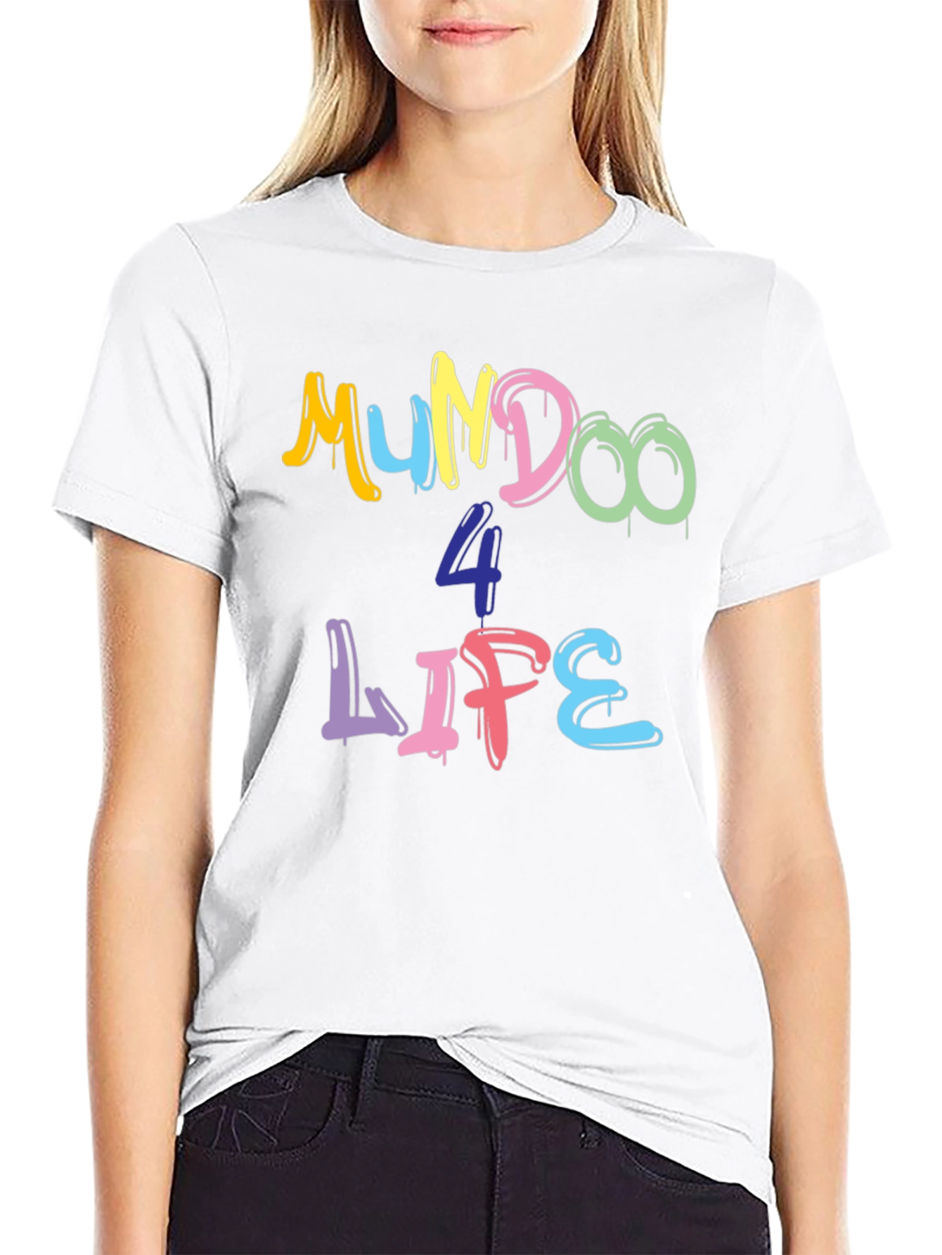 Mundoo 4 Life Black T-Shirt