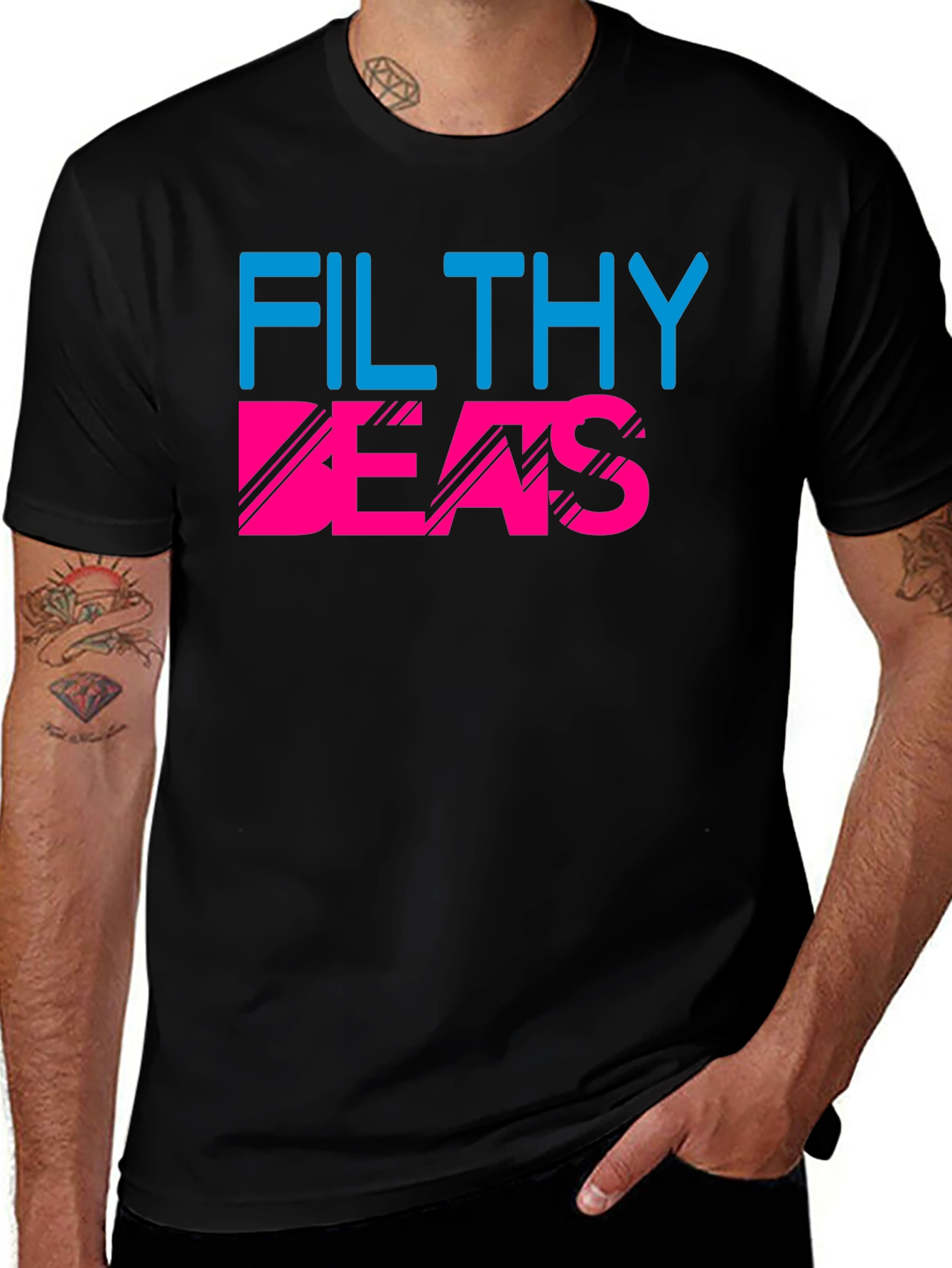 Filthy Beats Graphic T-Shirt - Trendy Music Lover Tee