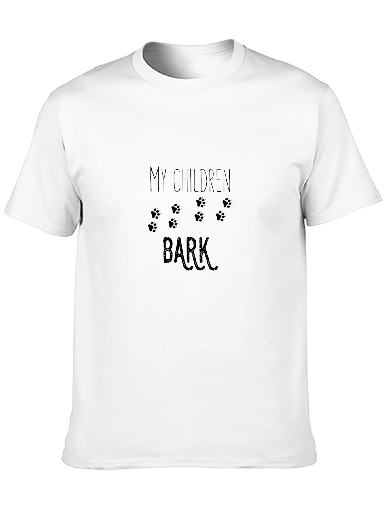 My Children Bark Black T-Shirt