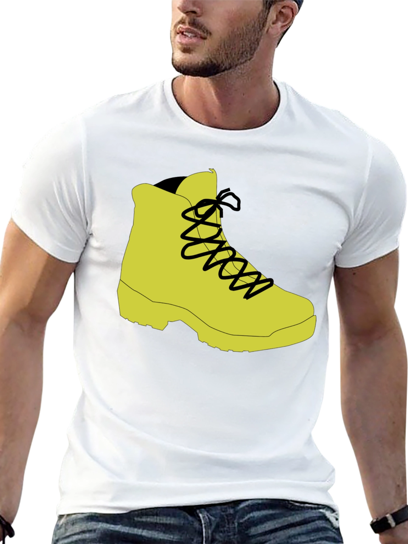Hiking Boot Graphic Tee - Black