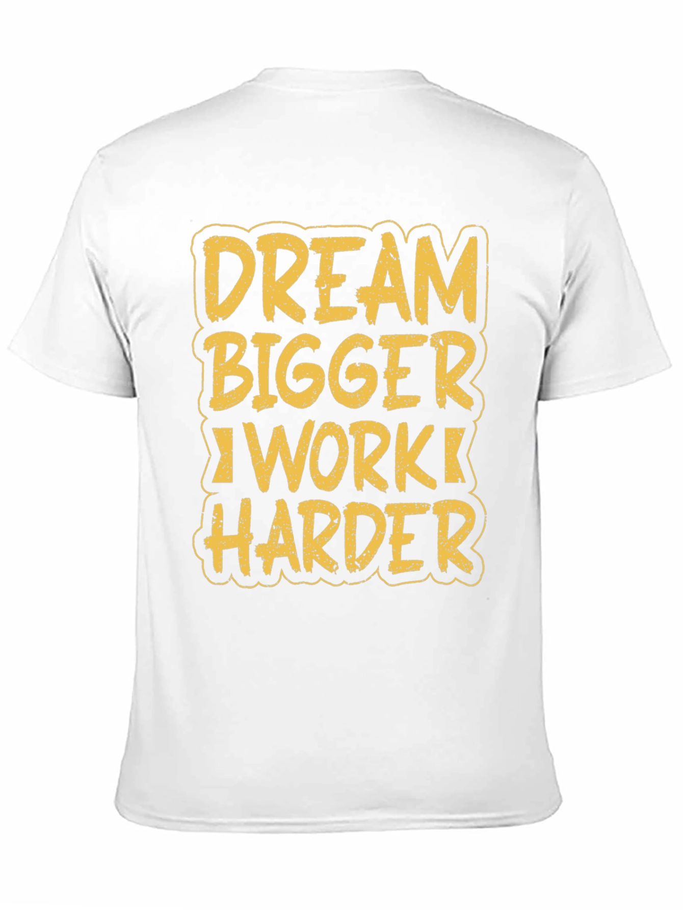 Dream Bigger Work Harder Black Graphic Tee