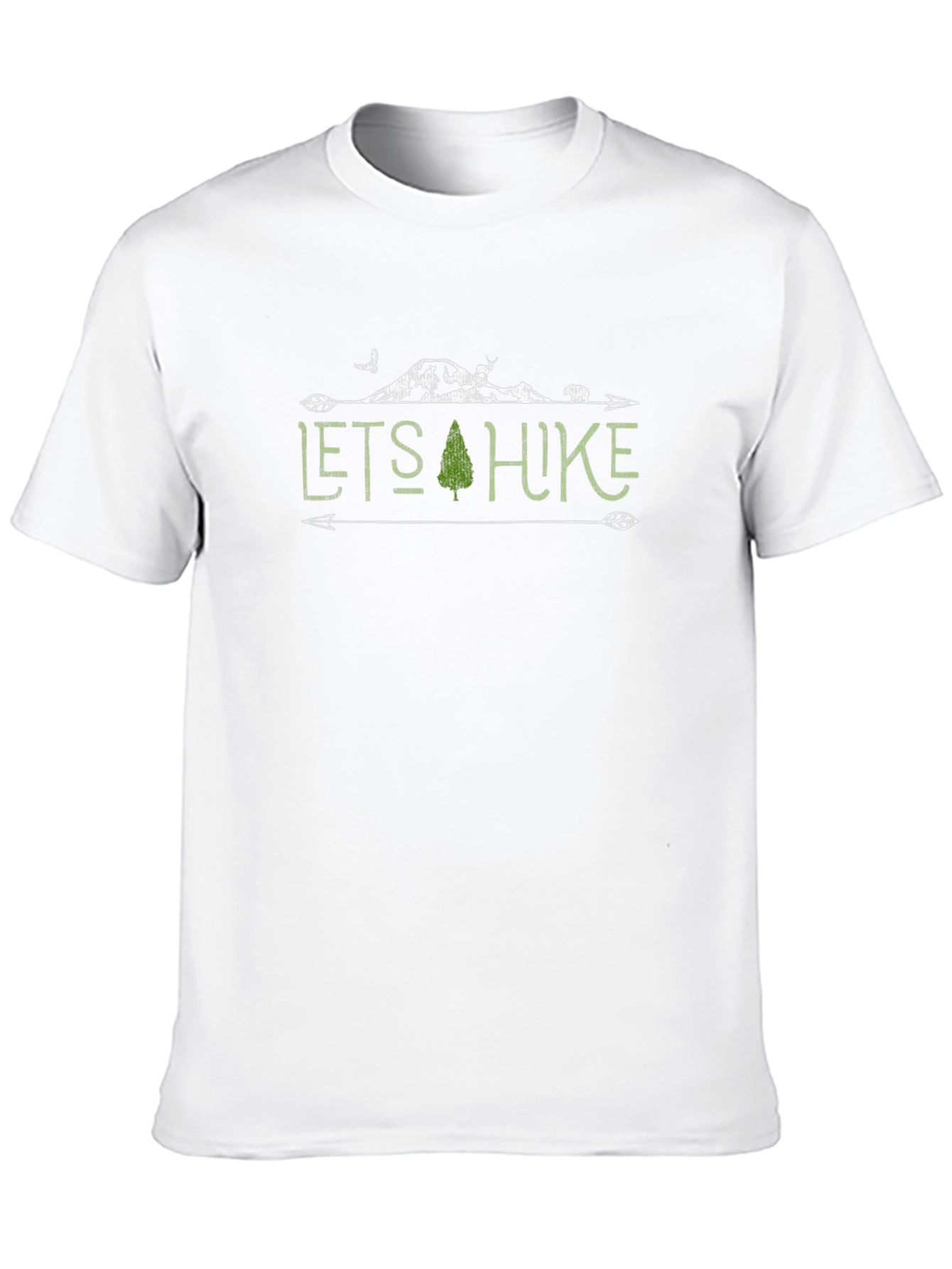 Lets Hike Graphic T-Shirt - Nature Adventure Tee