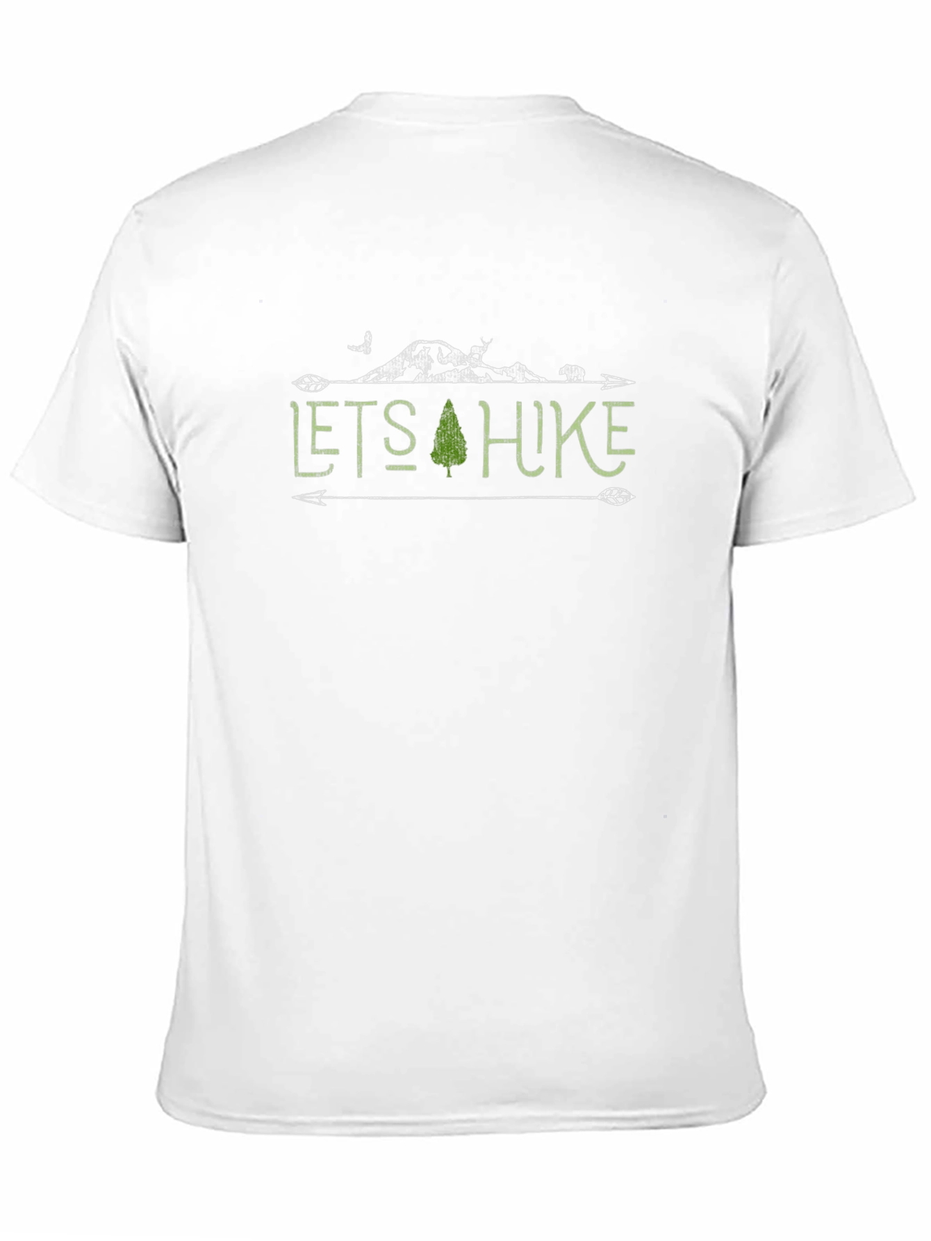 Lets Hike Graphic T-Shirt - Nature Adventure Tee