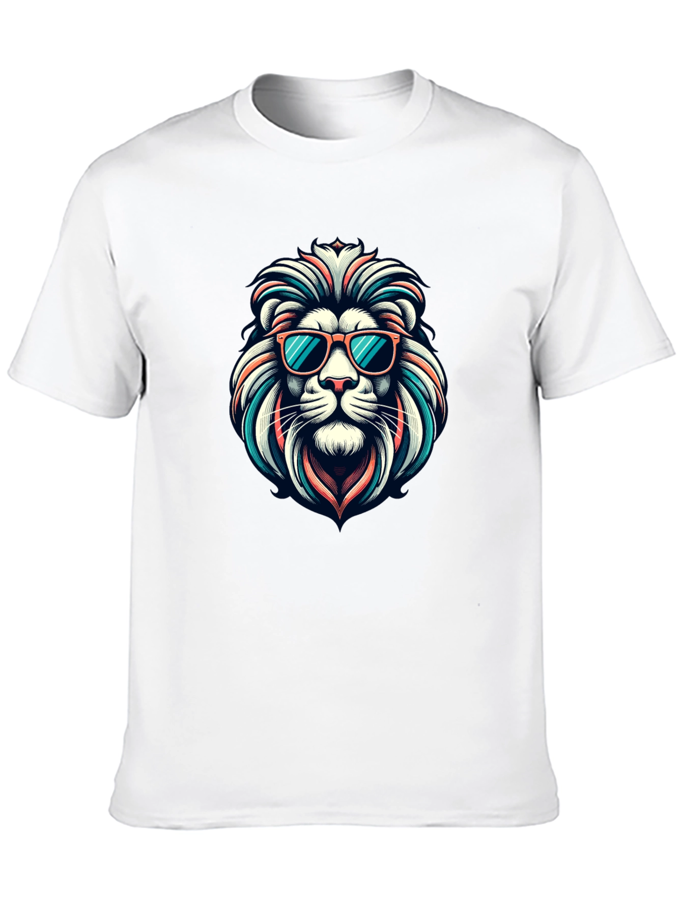 Cool Lion Graphic Tee - Black T-Shirt