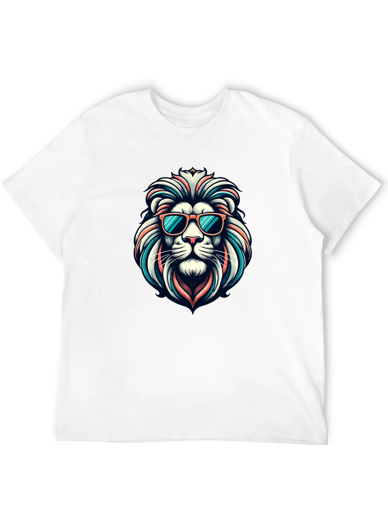 Cool Lion Graphic Tee - Black T-Shirt