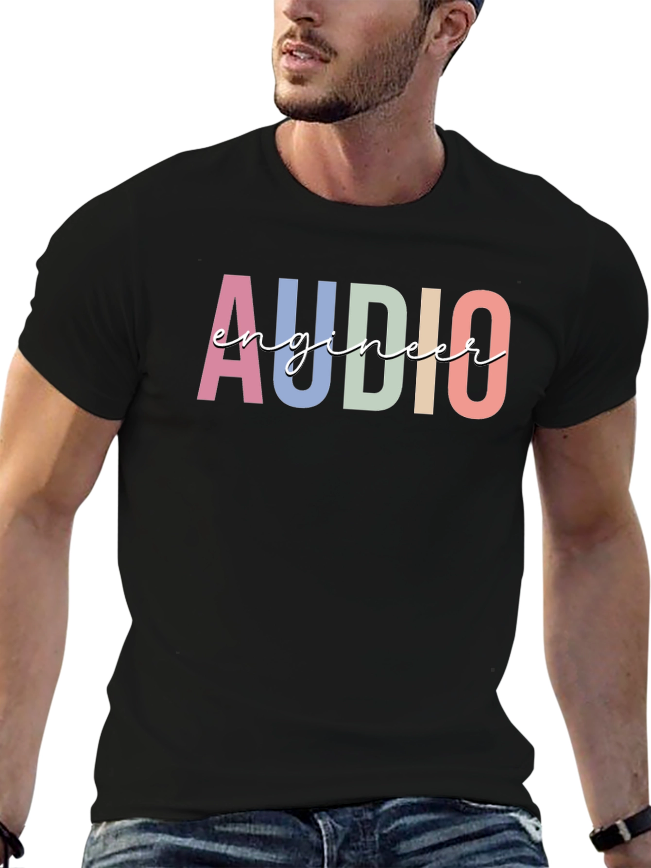 Audio Engineer T-Shirt - Graphic Tee - Music Production