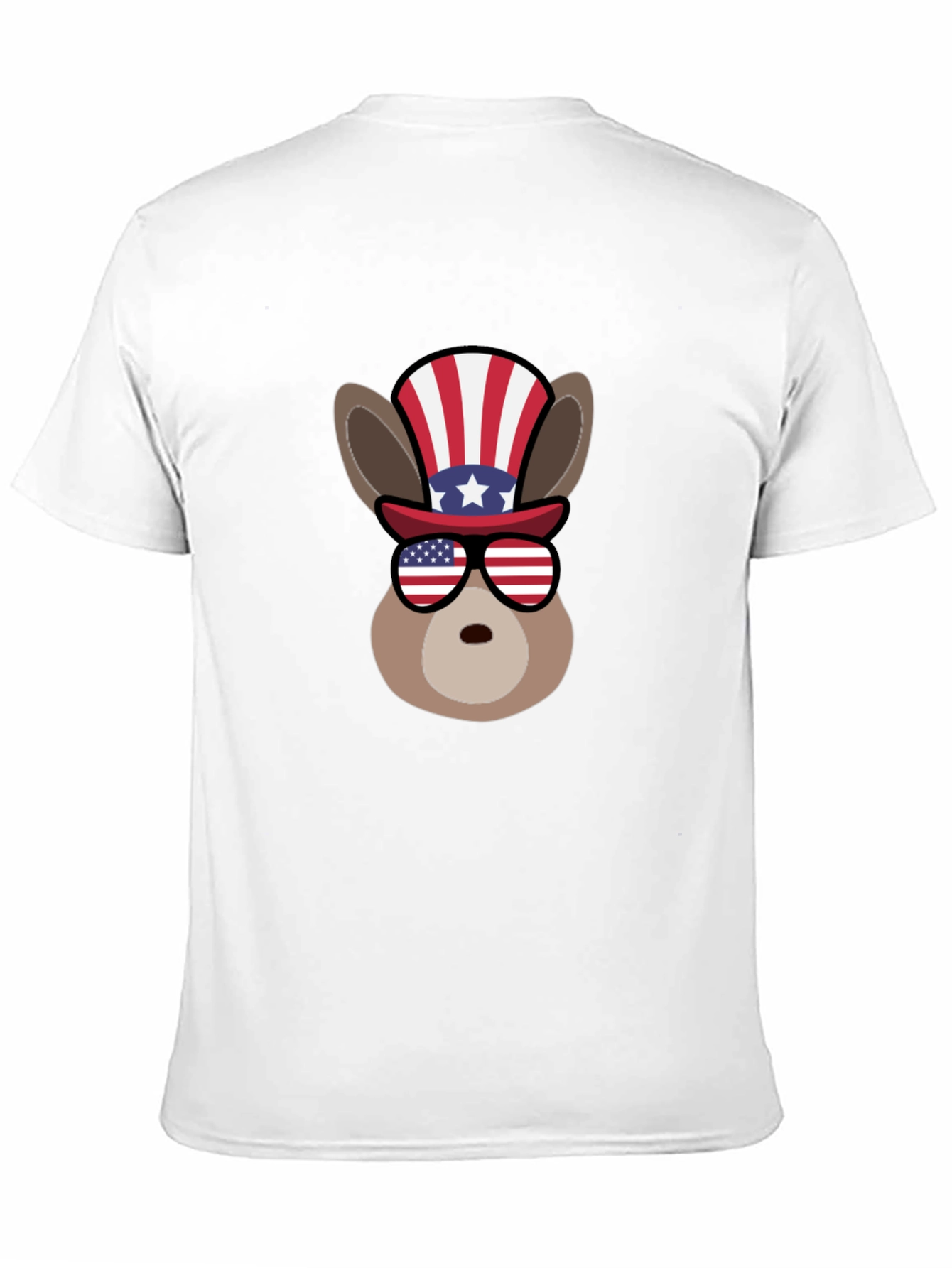 Patriotic Donkey Graphic T-Shirt