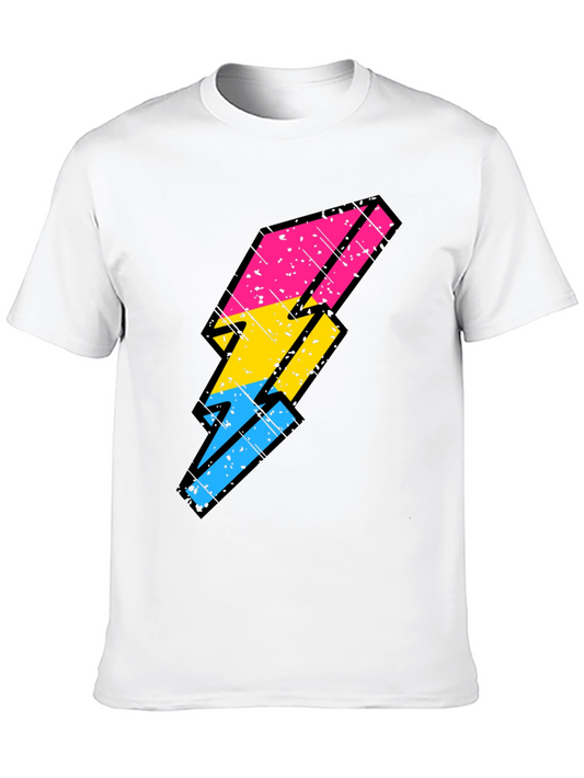 Pansexual Pride Lightning Bolt T-Shirt