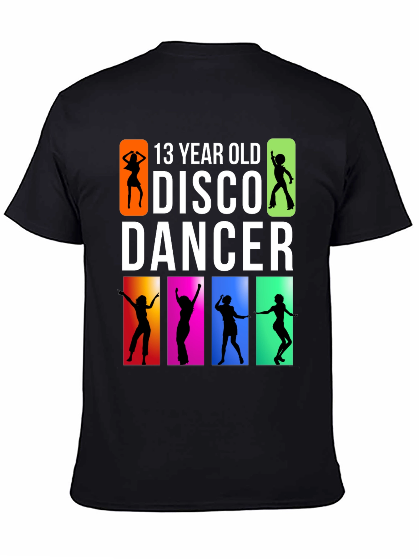 13 Year Old Disco Dancer Black T-Shirt