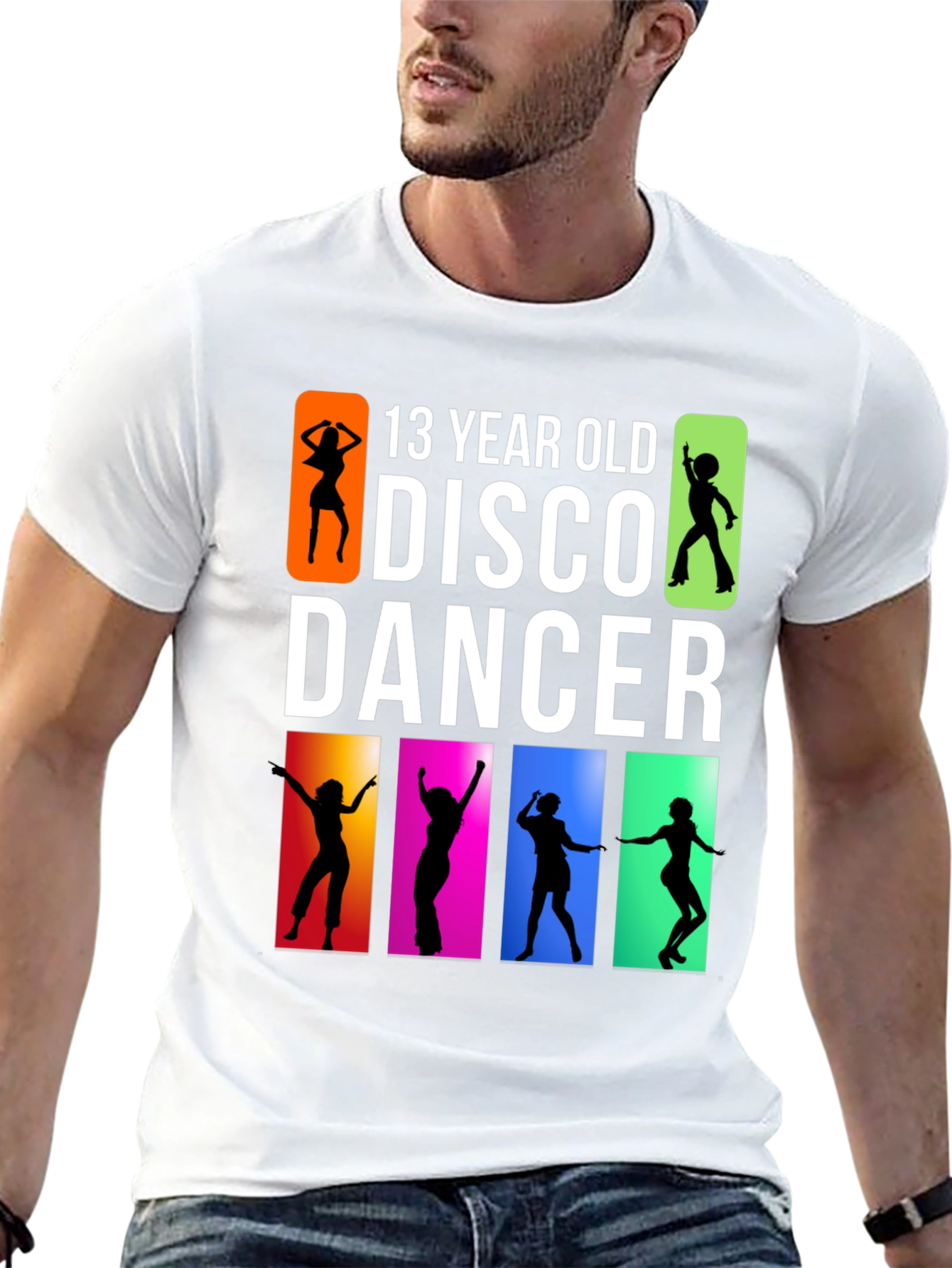 13 Year Old Disco Dancer Black T-Shirt