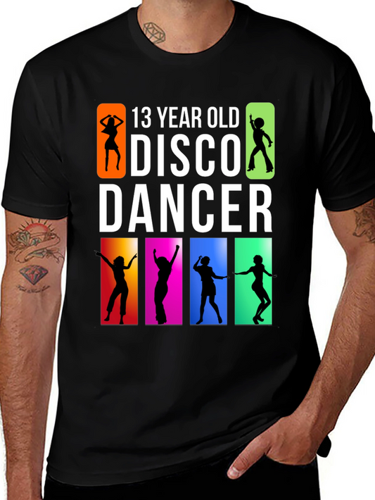13 Year Old Disco Dancer Black T-Shirt