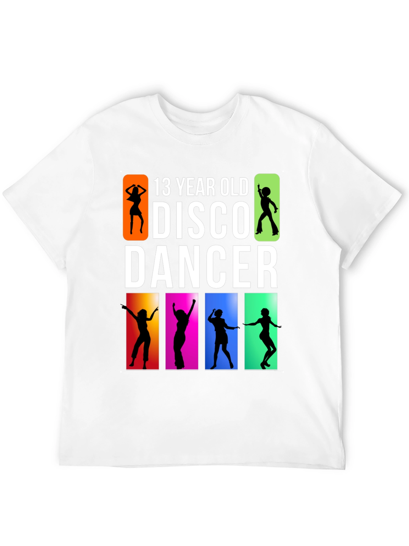 13 Year Old Disco Dancer Black T-Shirt