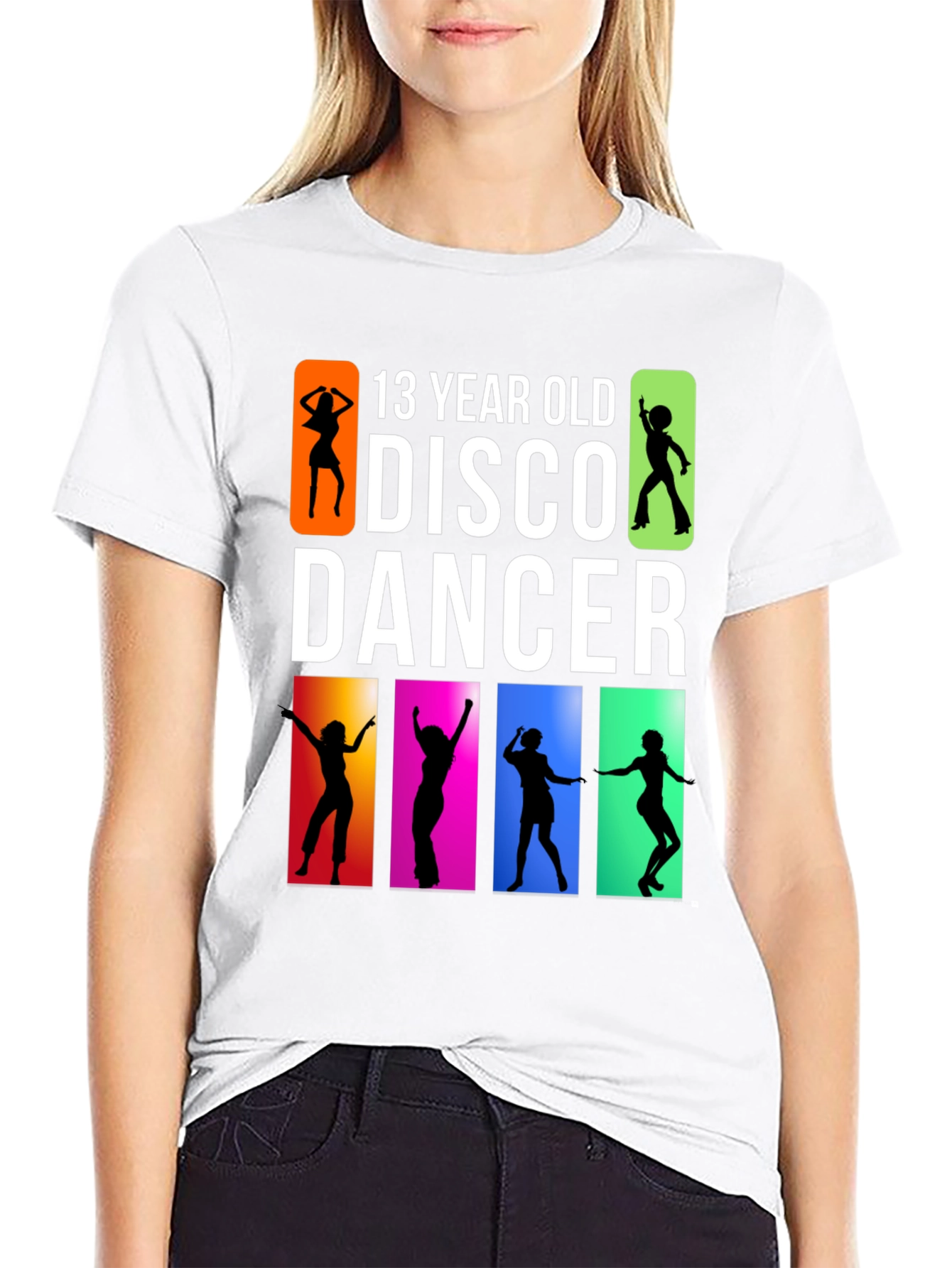 13 Year Old Disco Dancer Black T-Shirt