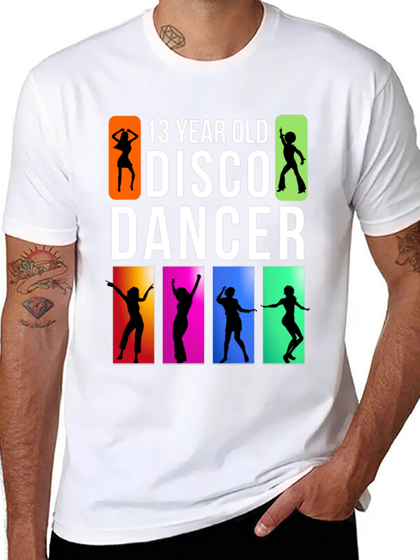 13 Year Old Disco Dancer Black T-Shirt