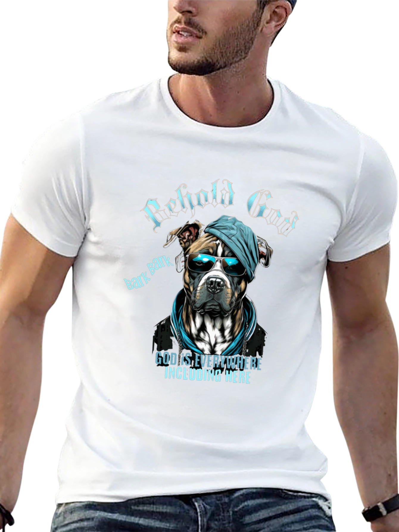 Behold God Dog Graphic T-Shirt