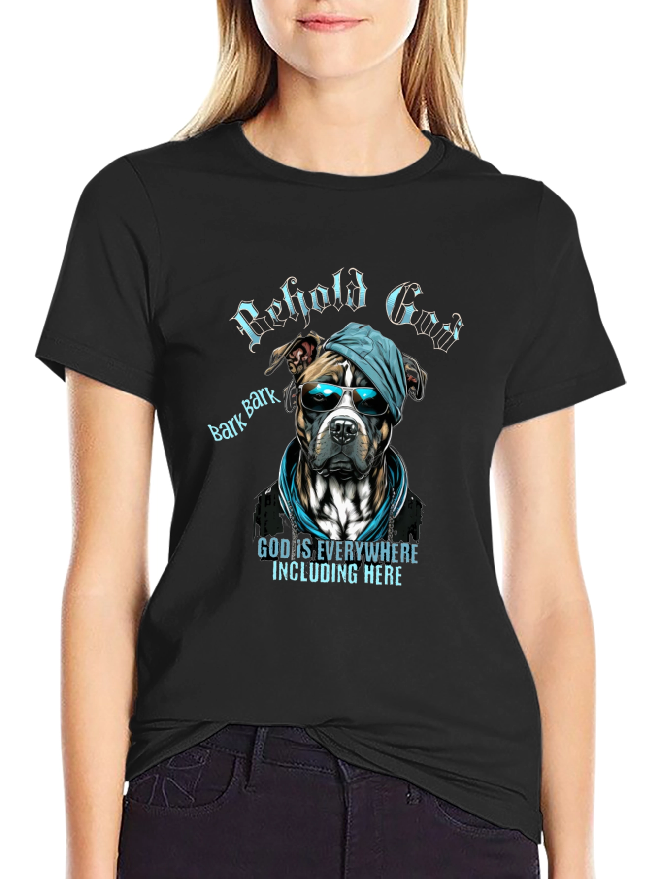Behold God Dog Graphic T-Shirt