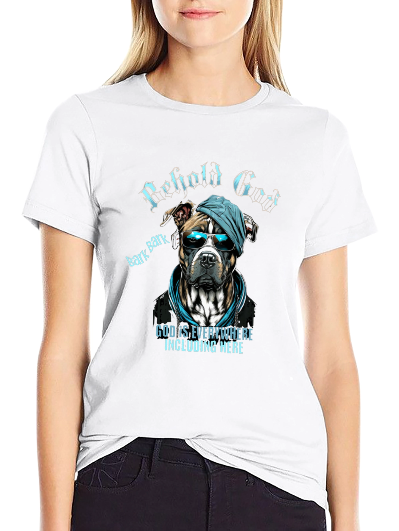 Behold God Dog Graphic T-Shirt