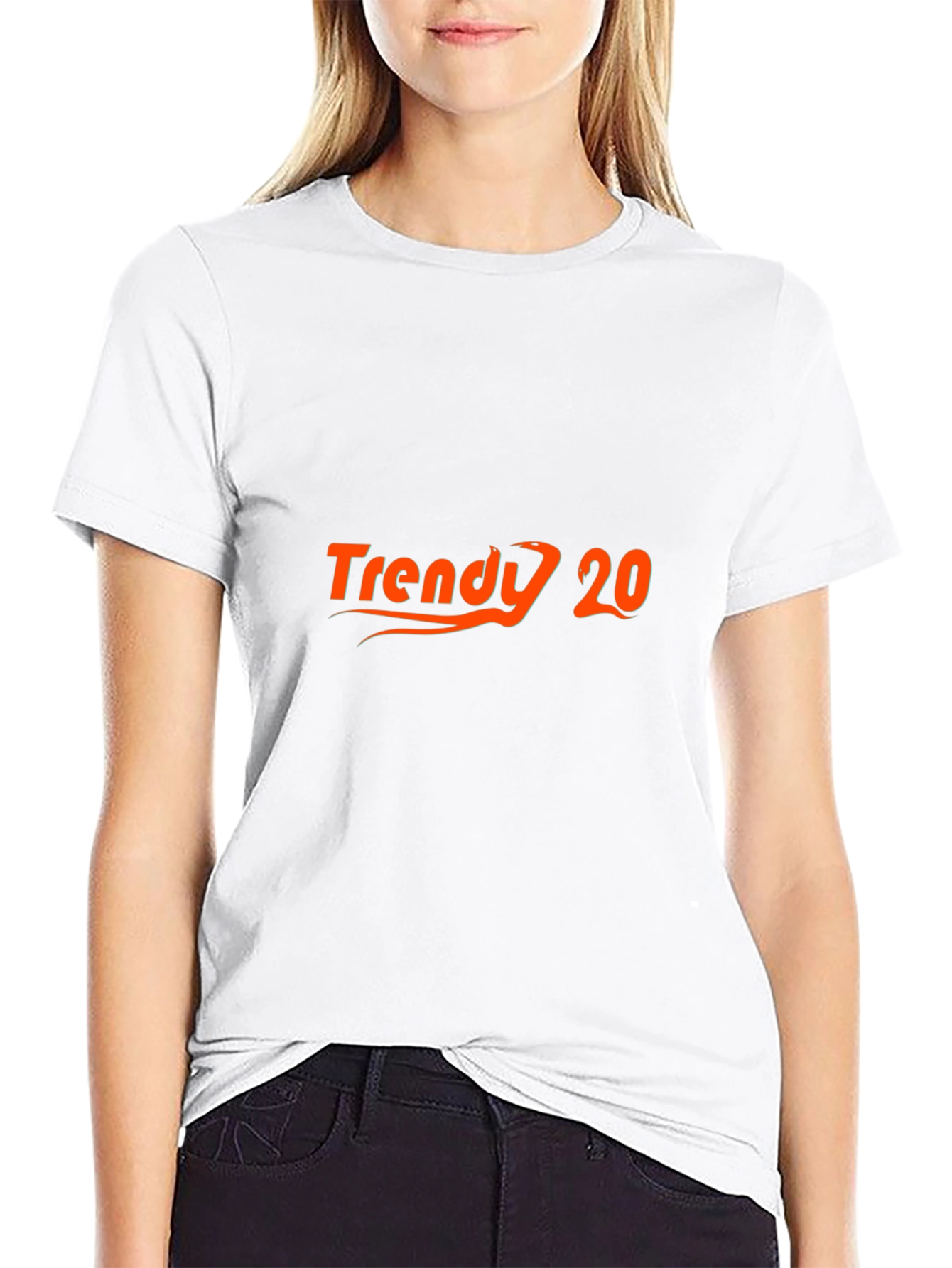 Trendy 20 Black Graphic Tee - Stylish Casual Wear