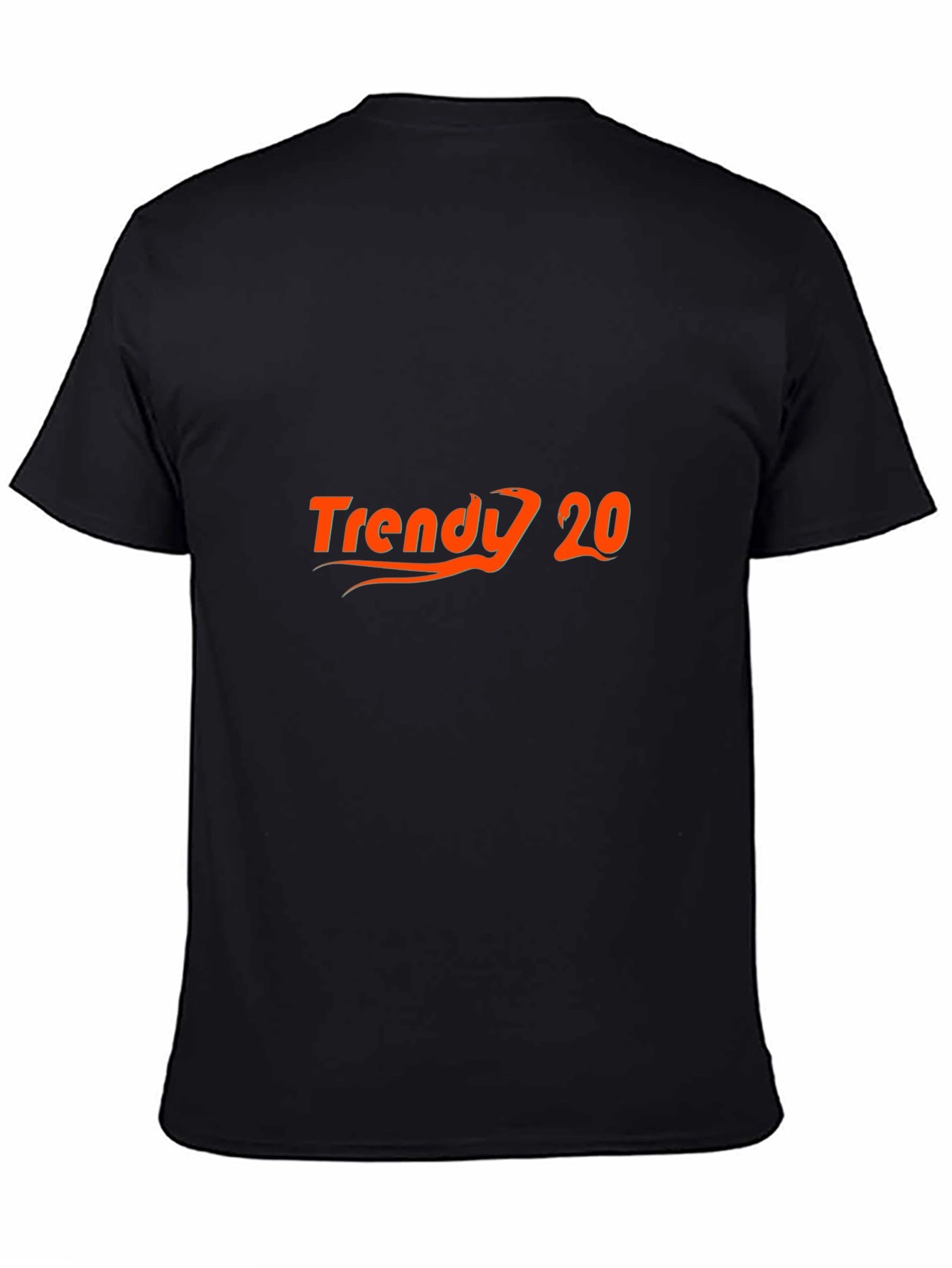 Trendy 20 Black Graphic Tee - Stylish Casual Wear