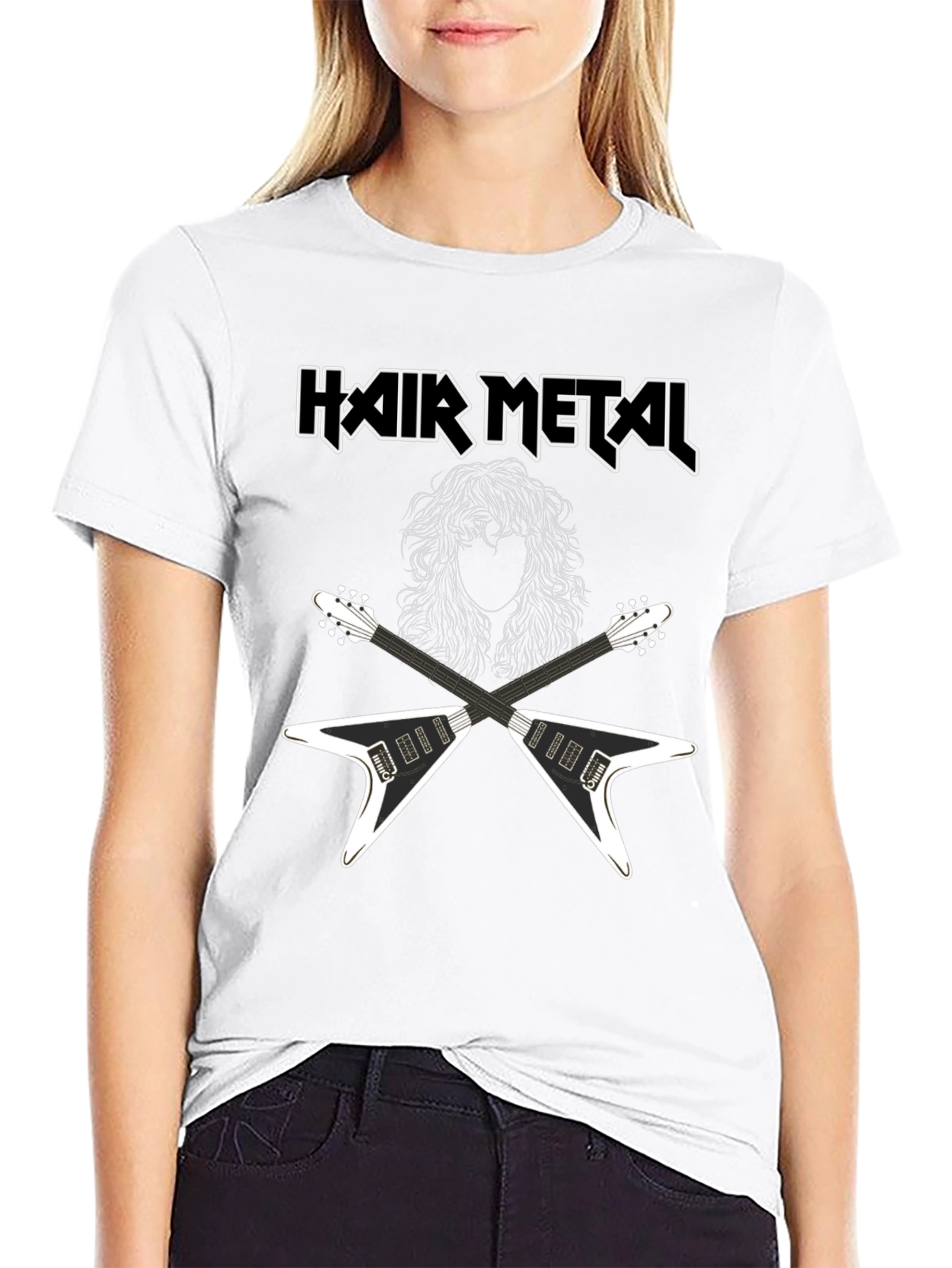 Hair Metal Guitar T-Shirt