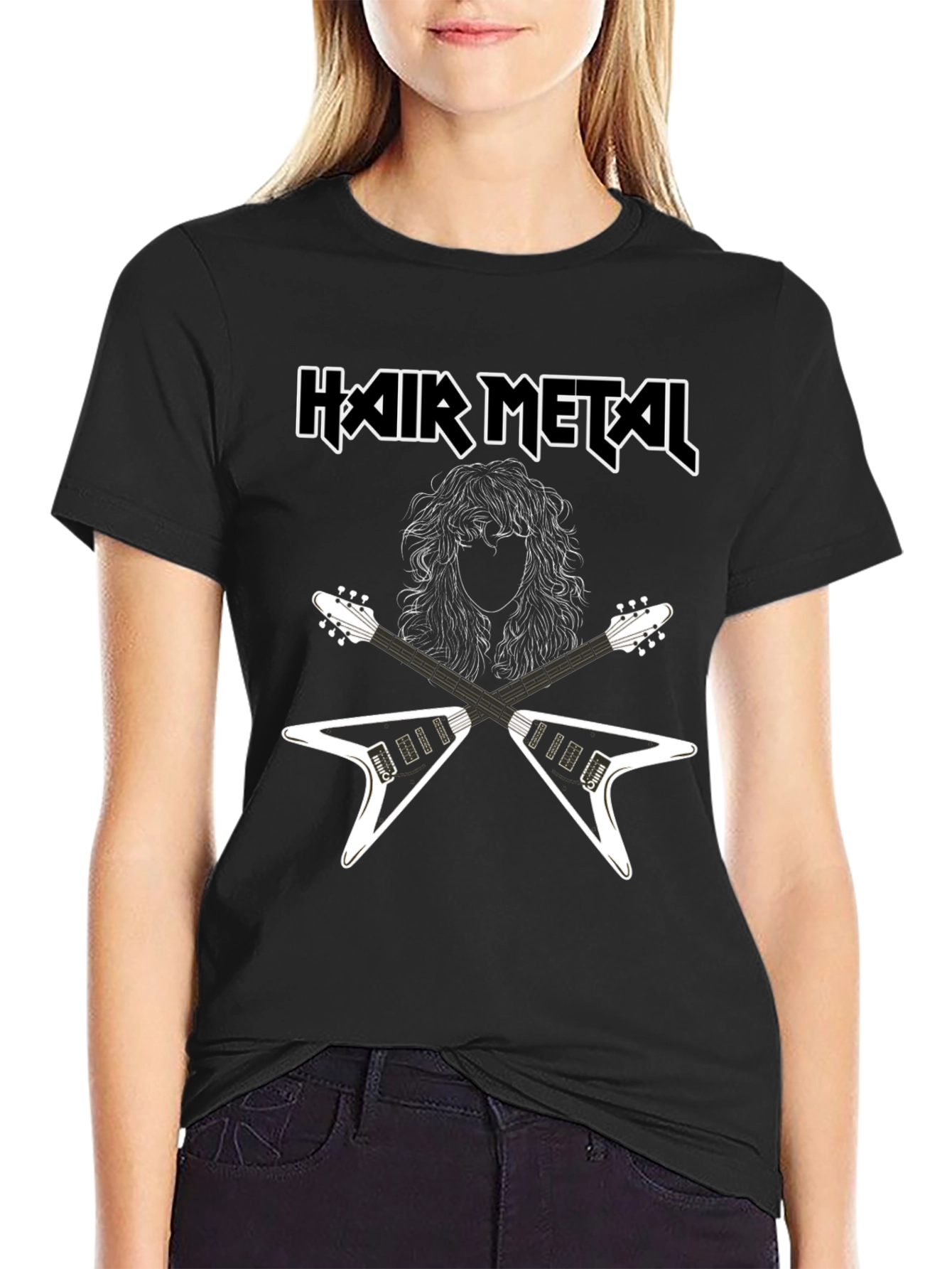Hair Metal Guitar T-Shirt