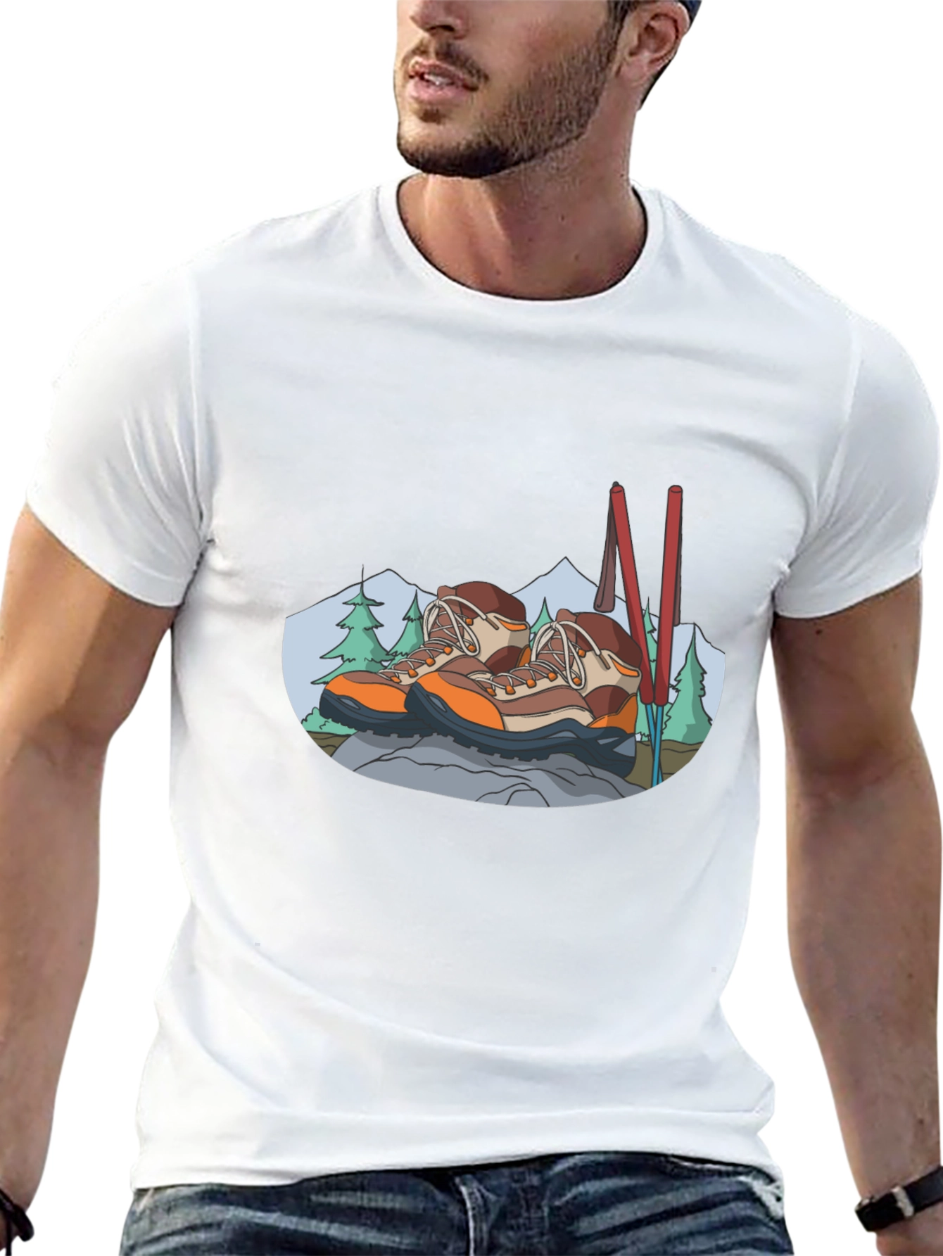Hiking Boots T-Shirt - Adventure Ready