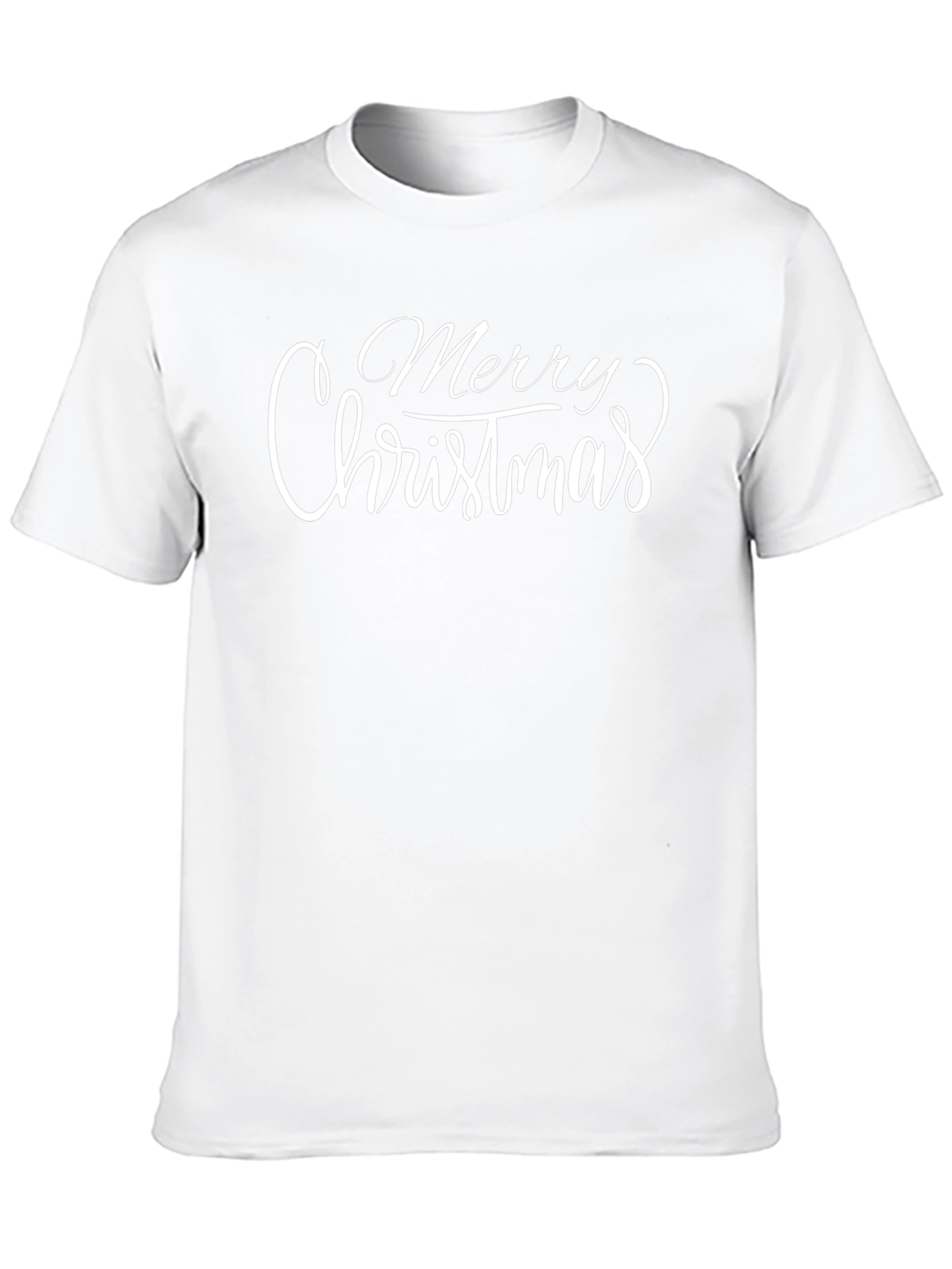 Merry Christmas Graphic Tee - Black