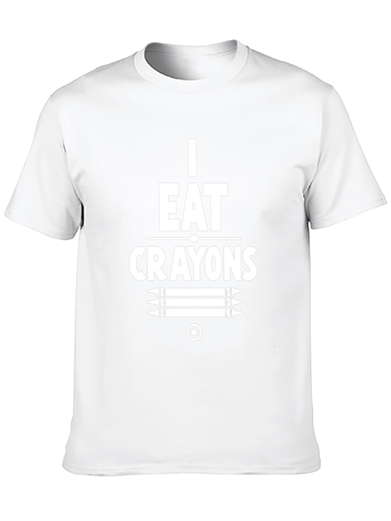 I Eat Crayons T-Shirt - Funny Graphic Tee