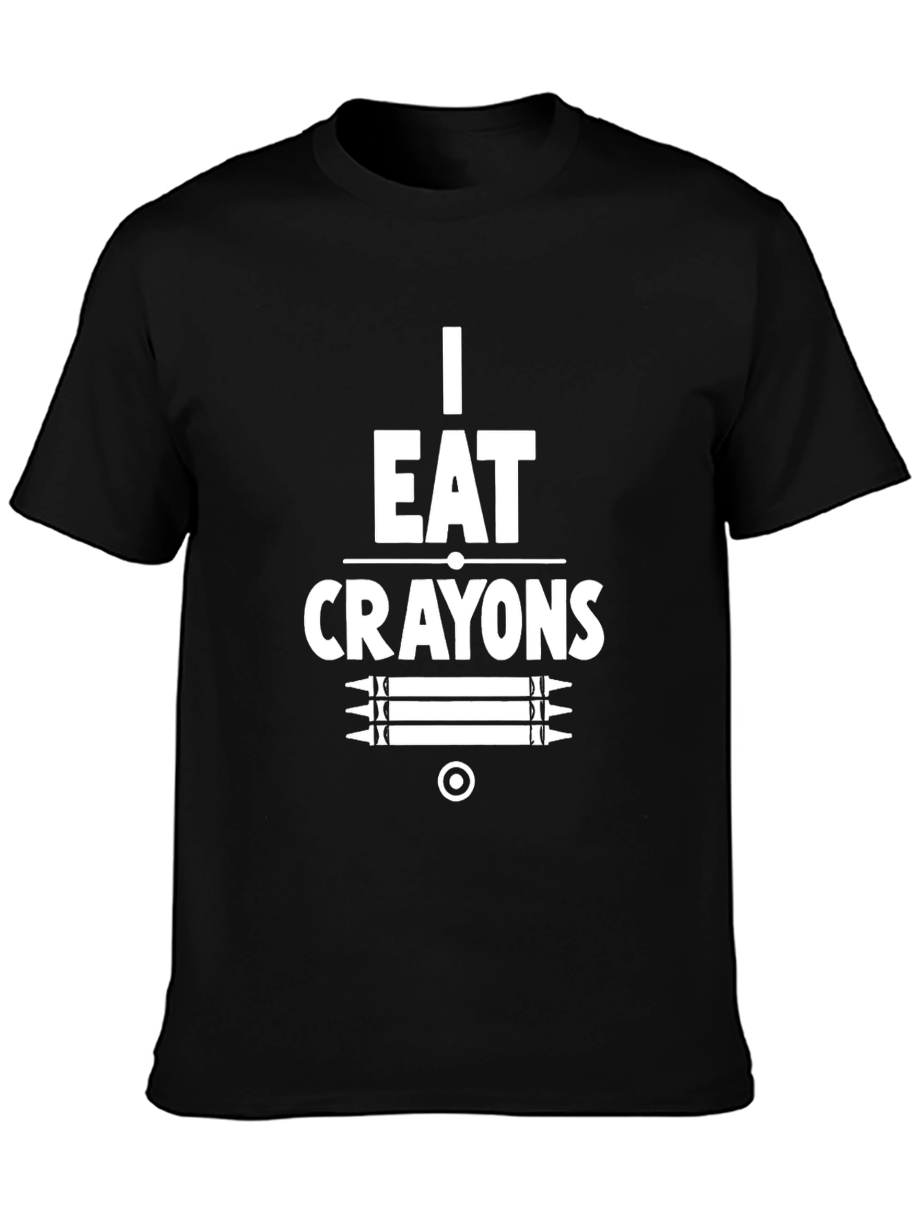 I Eat Crayons T-Shirt - Funny Graphic Tee