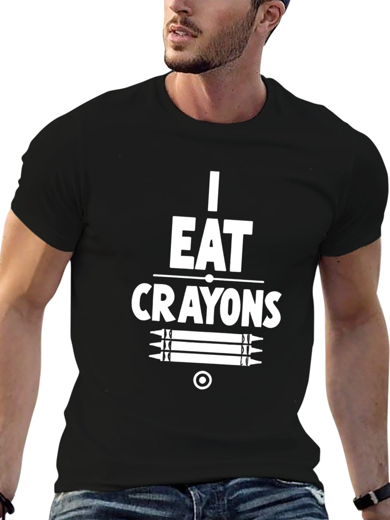 I Eat Crayons T-Shirt - Funny Graphic Tee