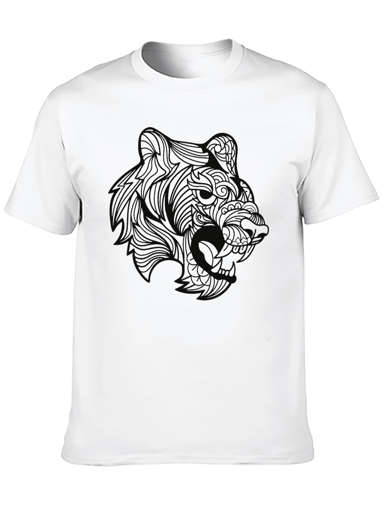 Mens Black Bear Graphic Tee