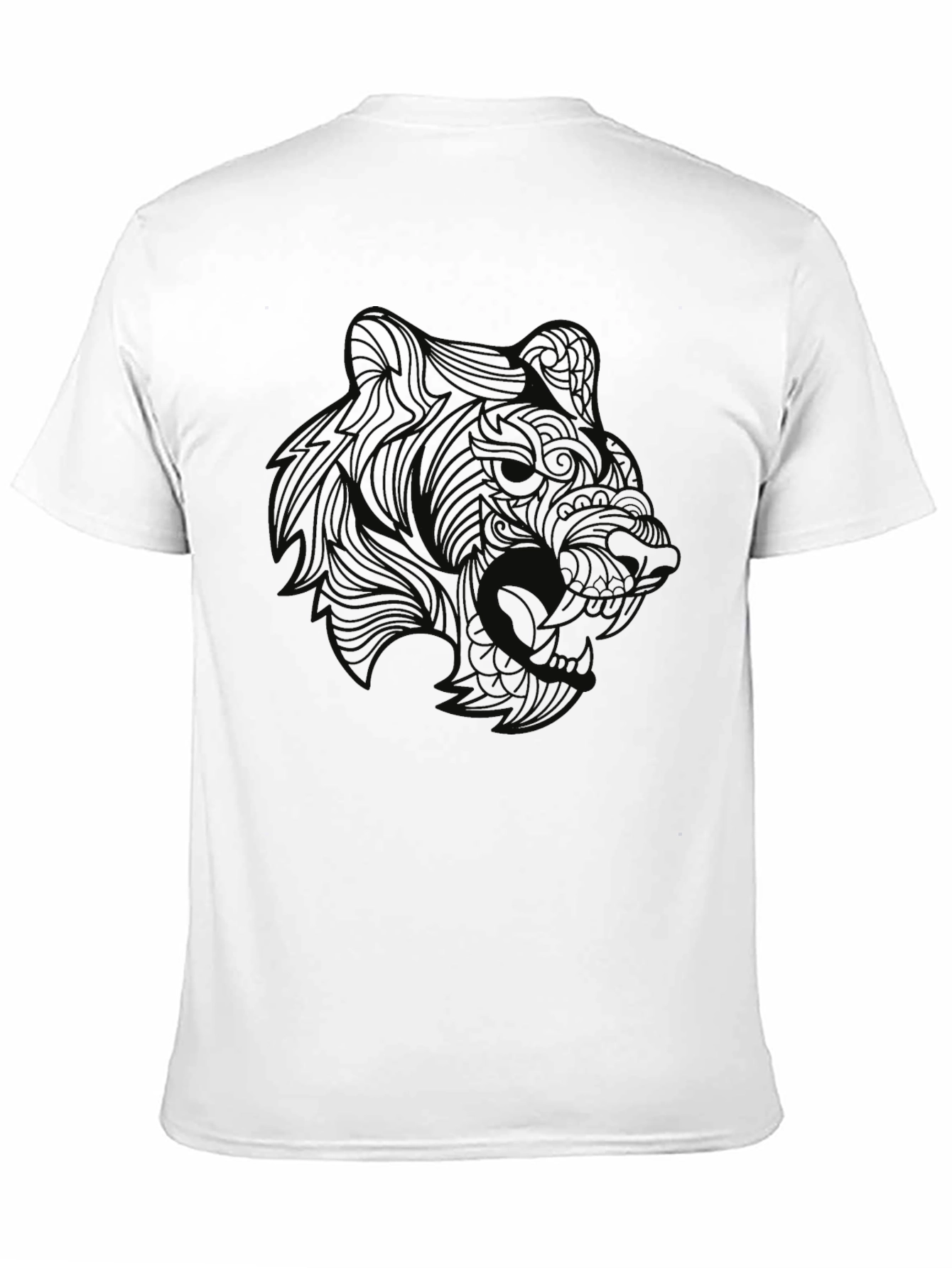 Mens Black Bear Graphic Tee