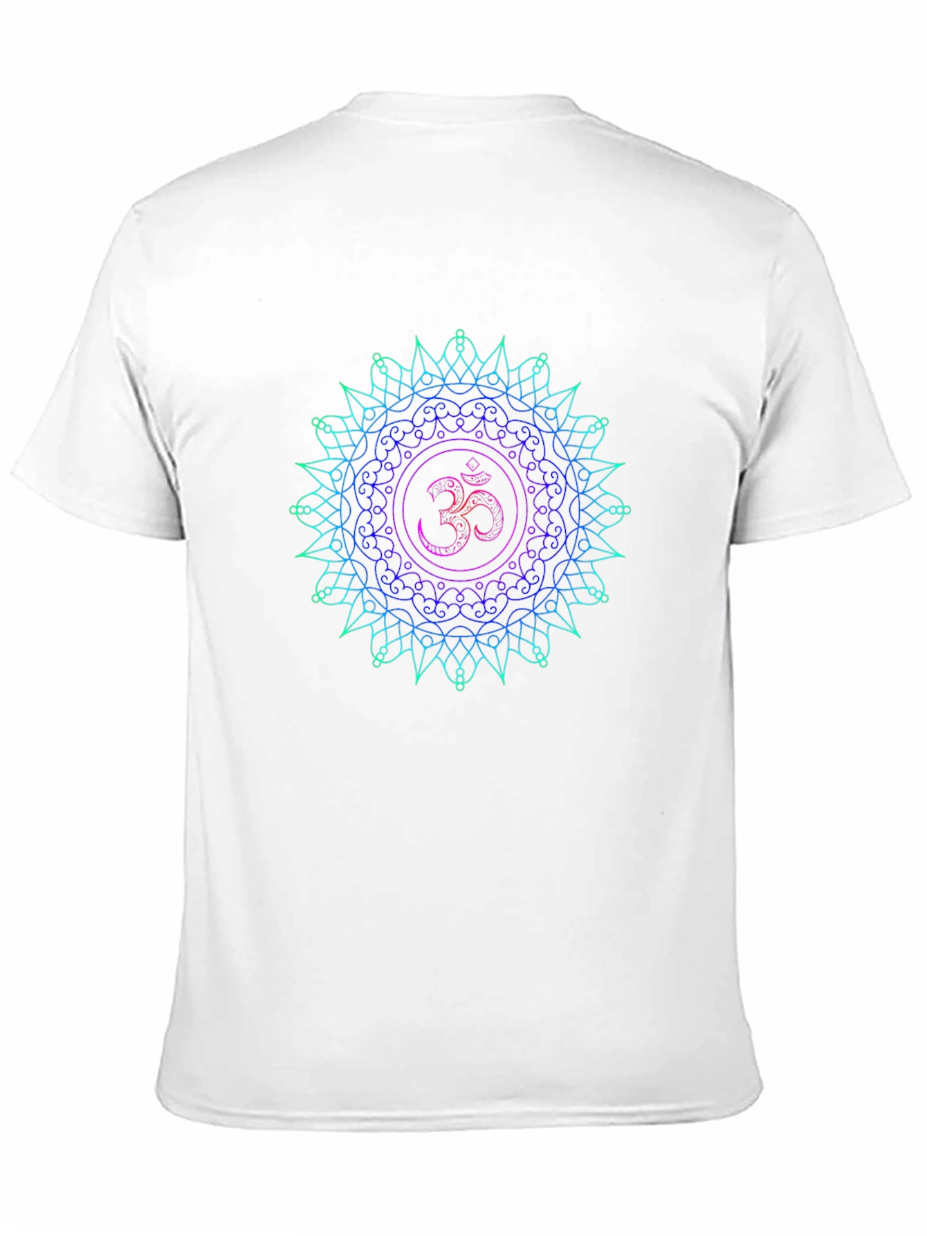 Om Mandala T-Shirt - Spiritual Symbol Black Tee