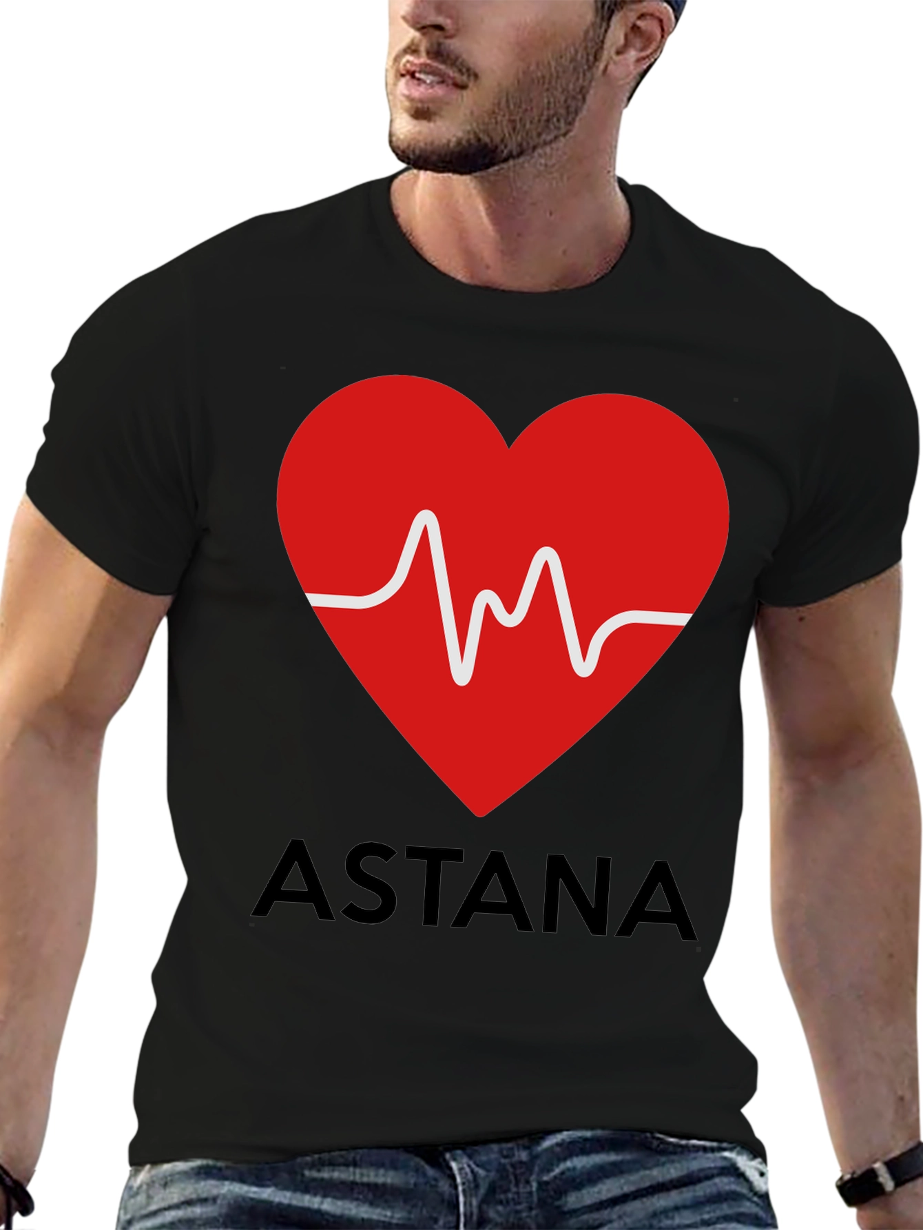 Astana Heartbeat T-Shirt - City Pride Tee